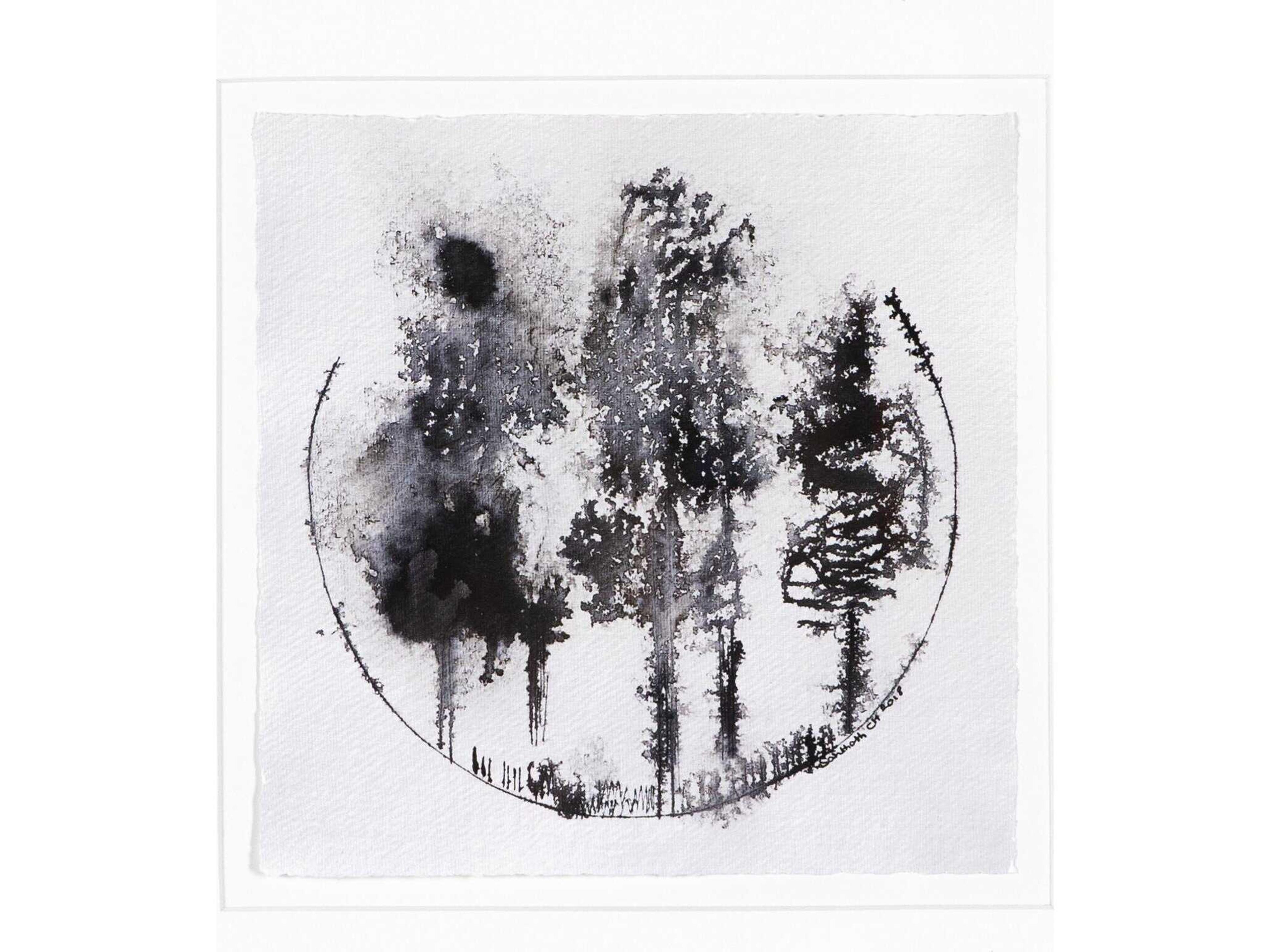 Four Hands Art Studio Through The Trees III By Santhosh Ch Print / Painting