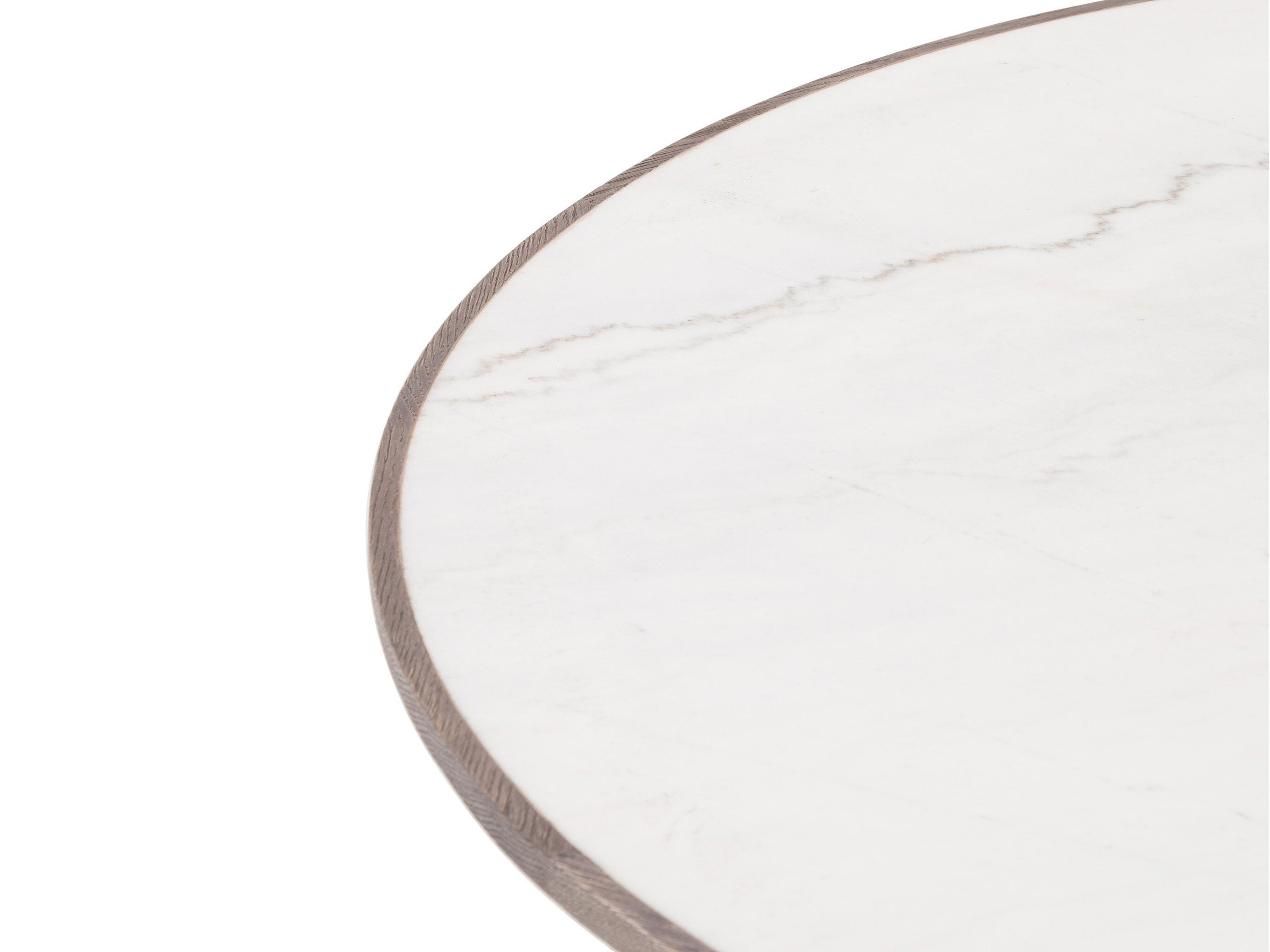 Luxecor Globetrotter Skye White Marble Large Coffee Table