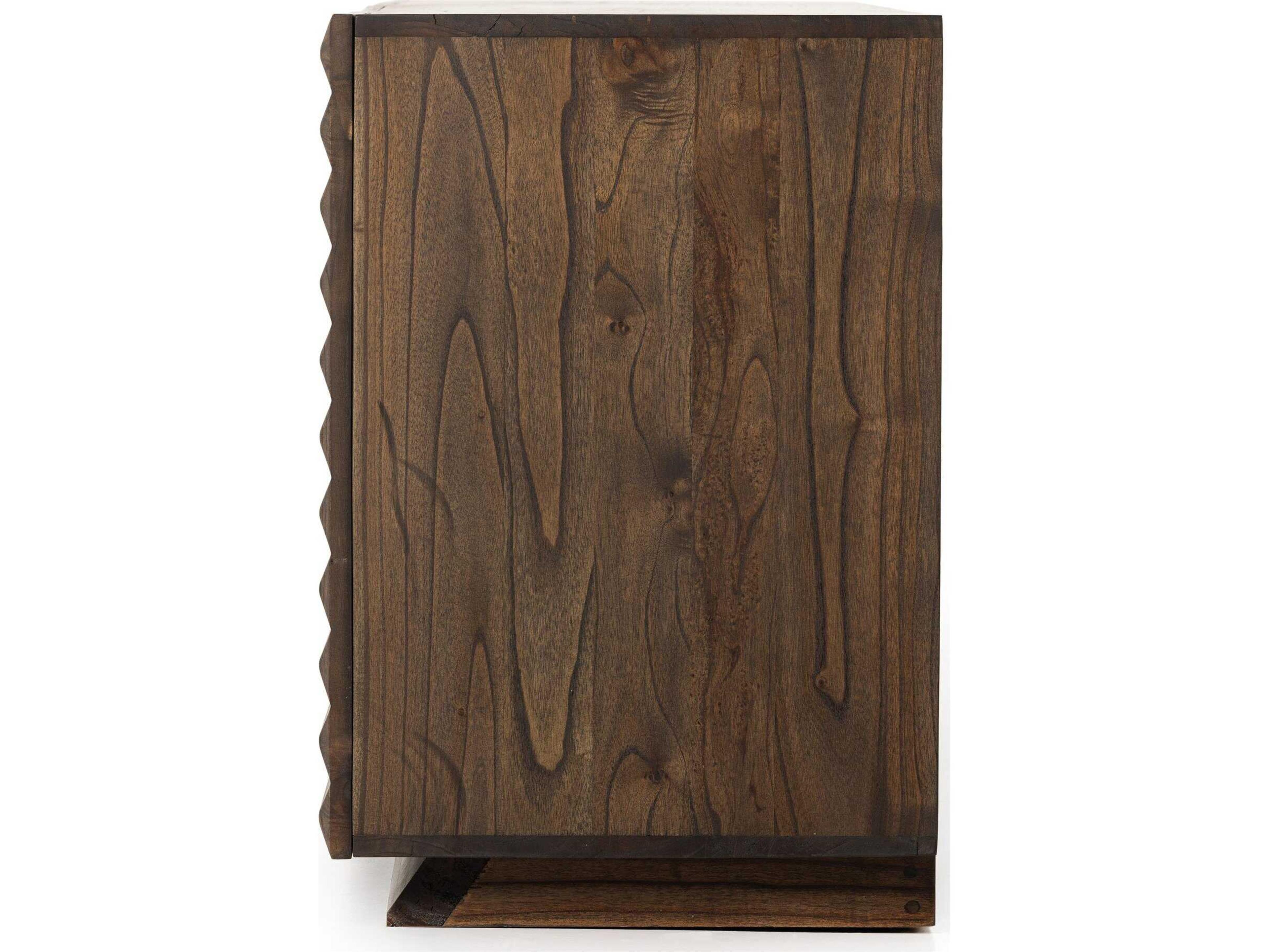 Four Hands Aiden Tussac Matte Brown Neem Media Console