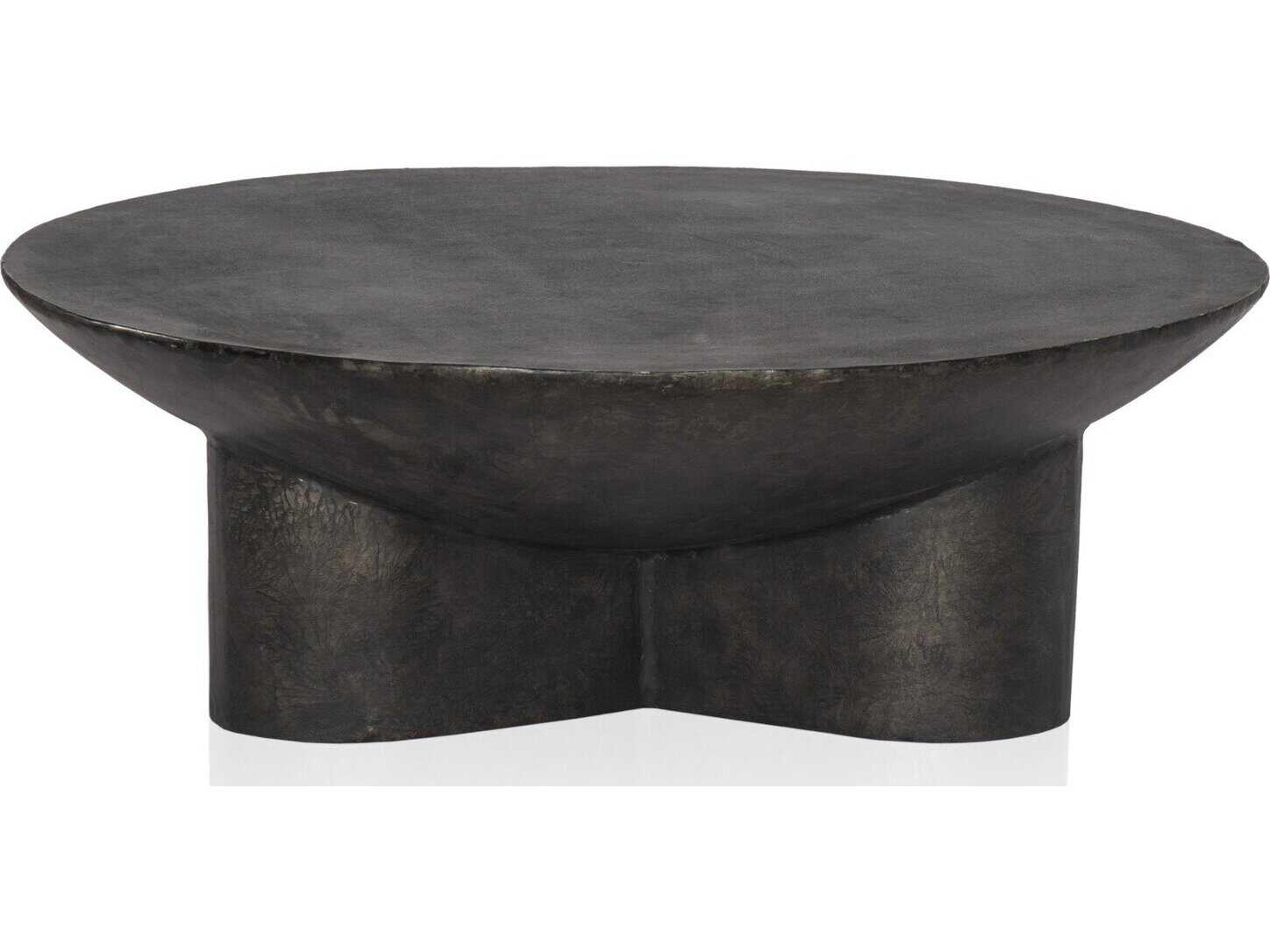 Four Hands Marlow Sante Raw Black Coffee Table