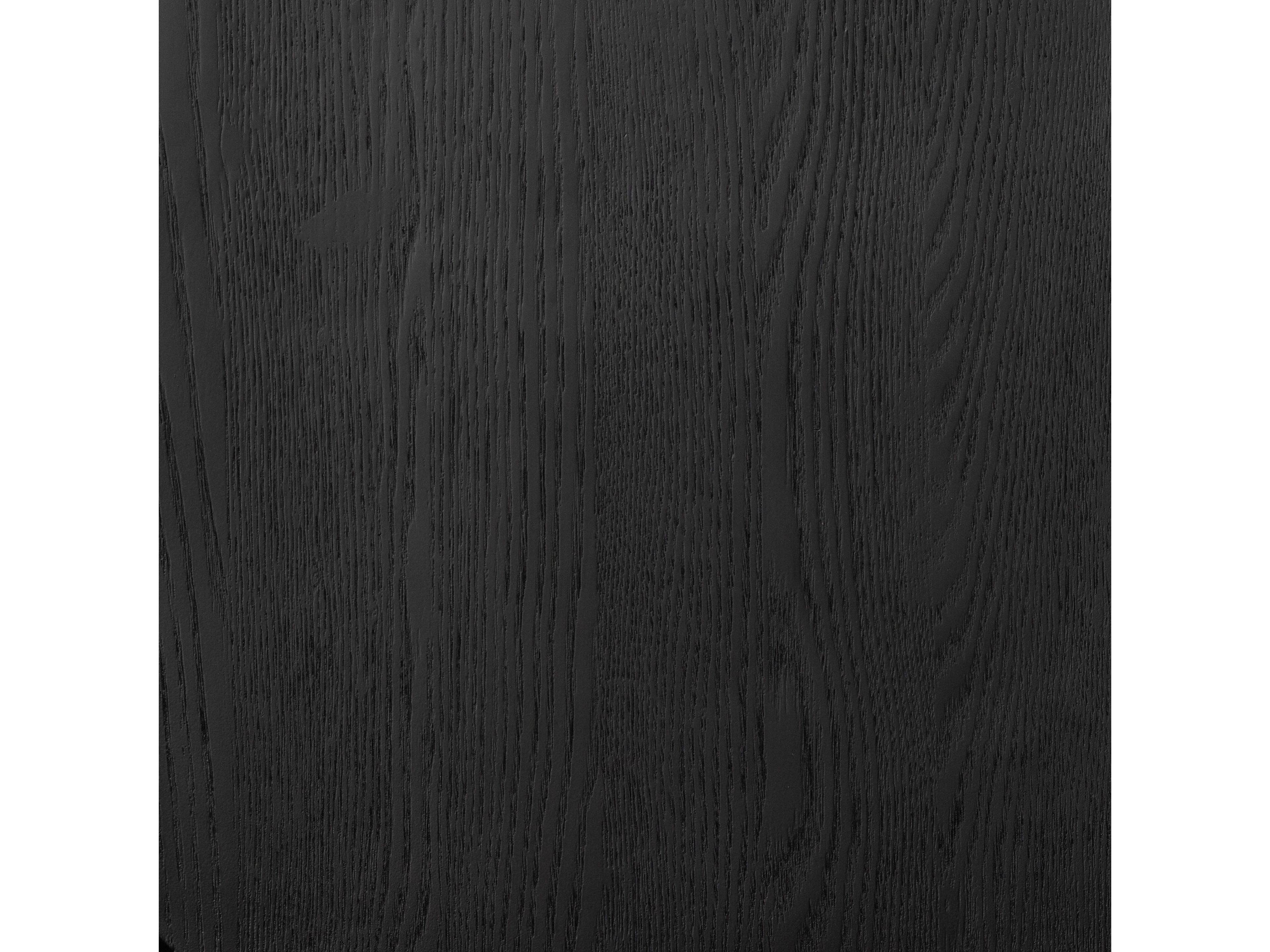 Four Hands Keston Connor Ash Wood Black Side Dining Chair