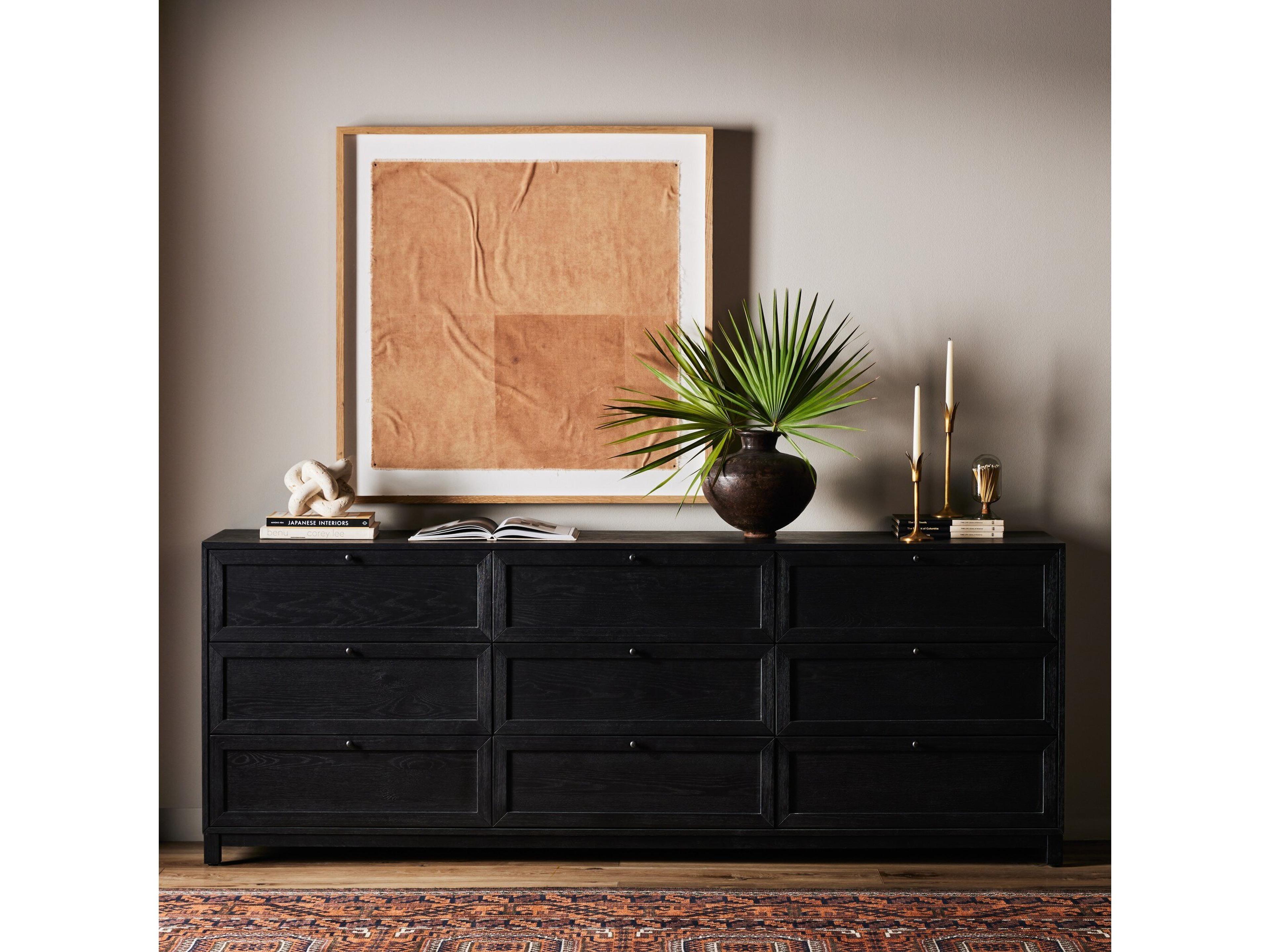 Four Hands Irondale Millie 9-Drawers Oak Wood Dresser