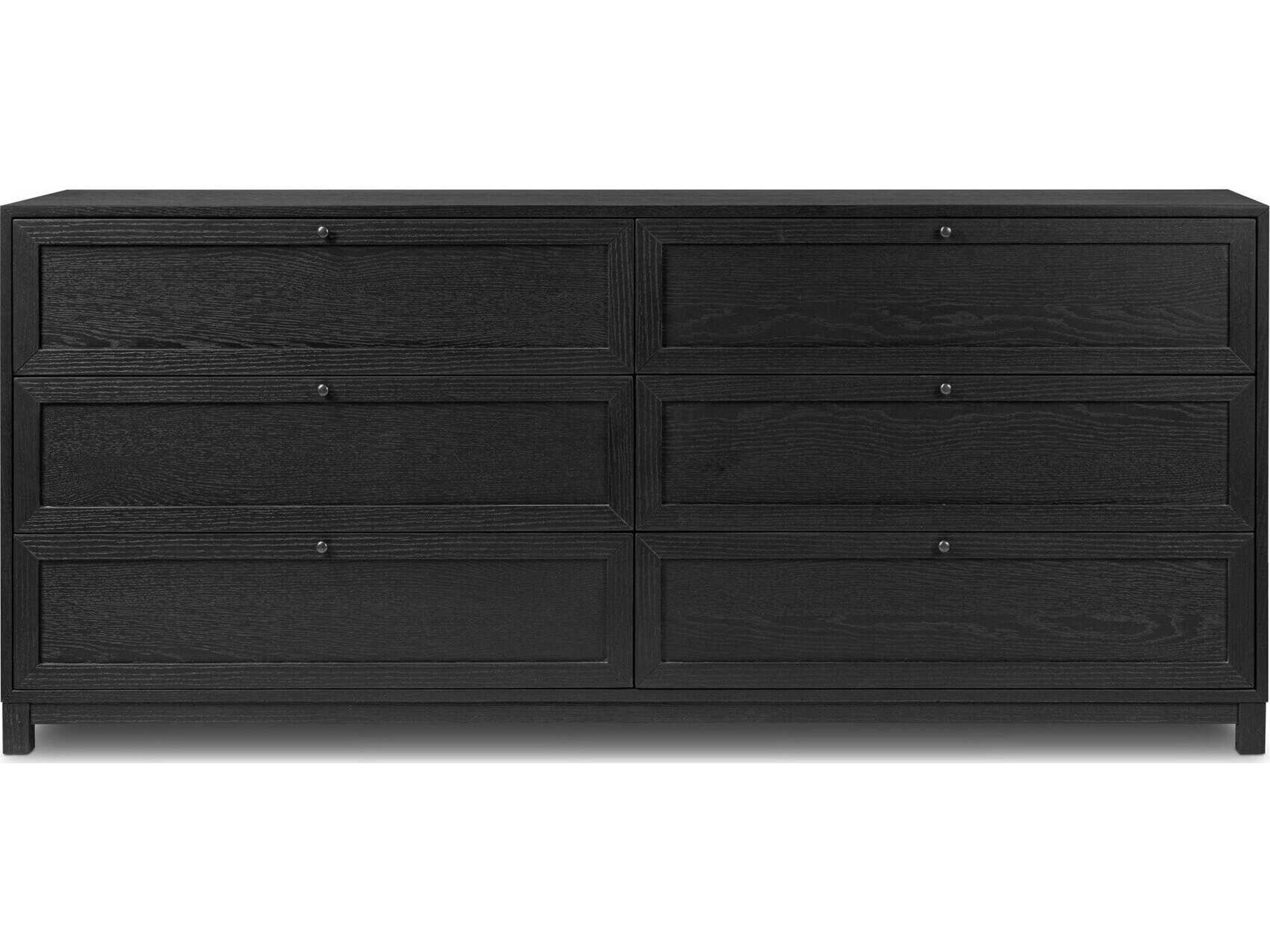 Four Hands Irondale Millie 6-Drawers Oak Wood Double Dresser