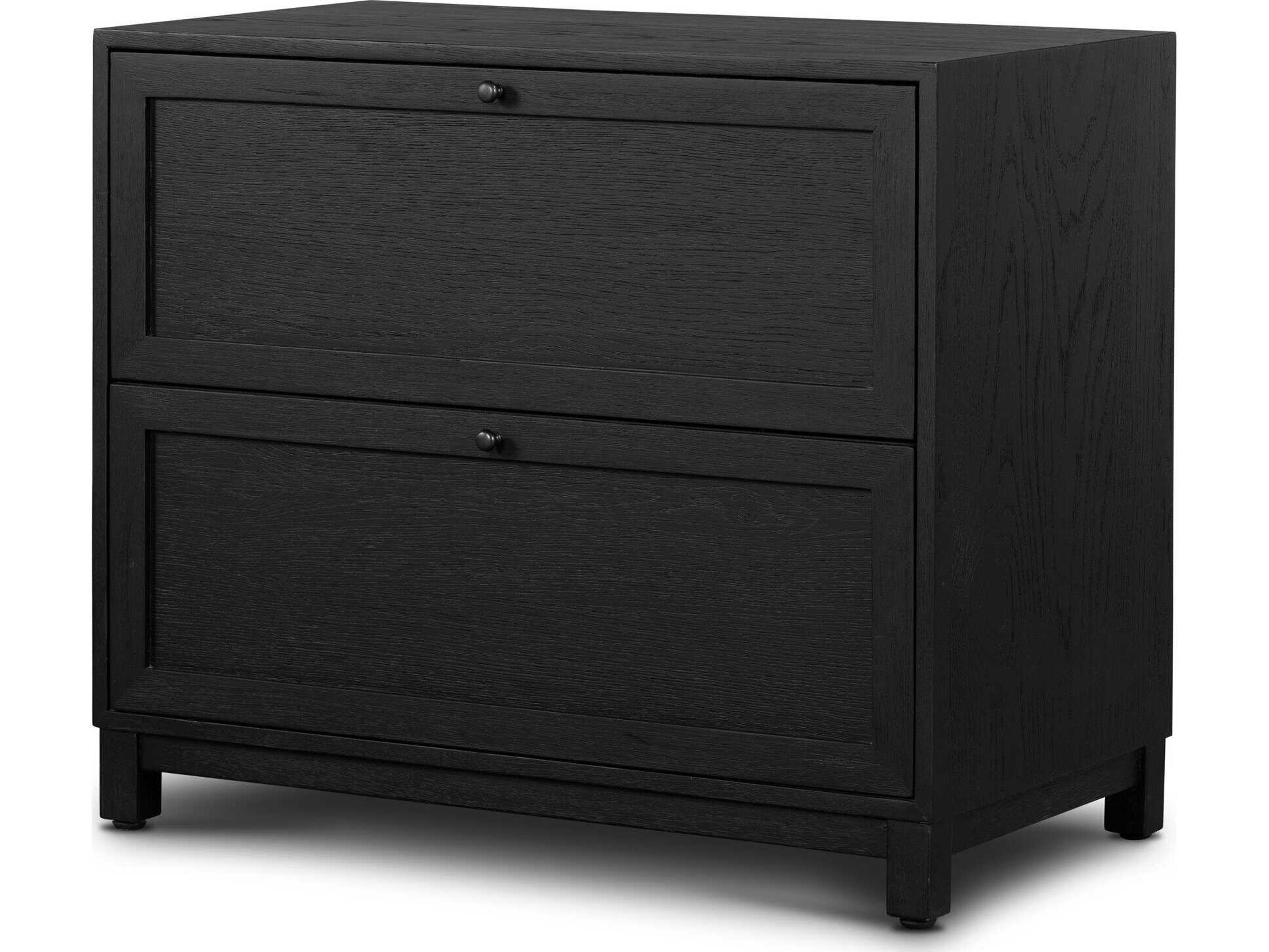 Four Hands Irondale Millie 2-Drawers Oak Wood Nightstand