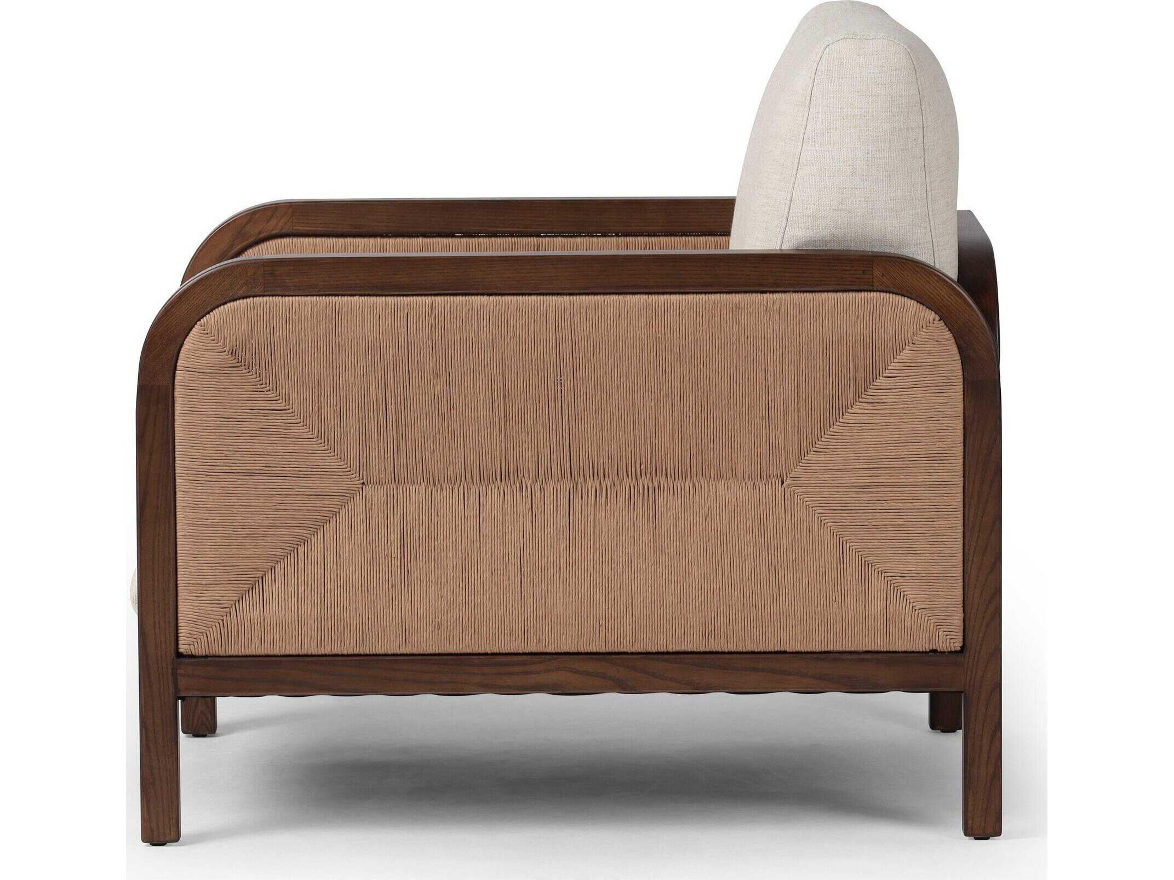 Four Hands Allston Kalani Brown Fabric Accent Chair