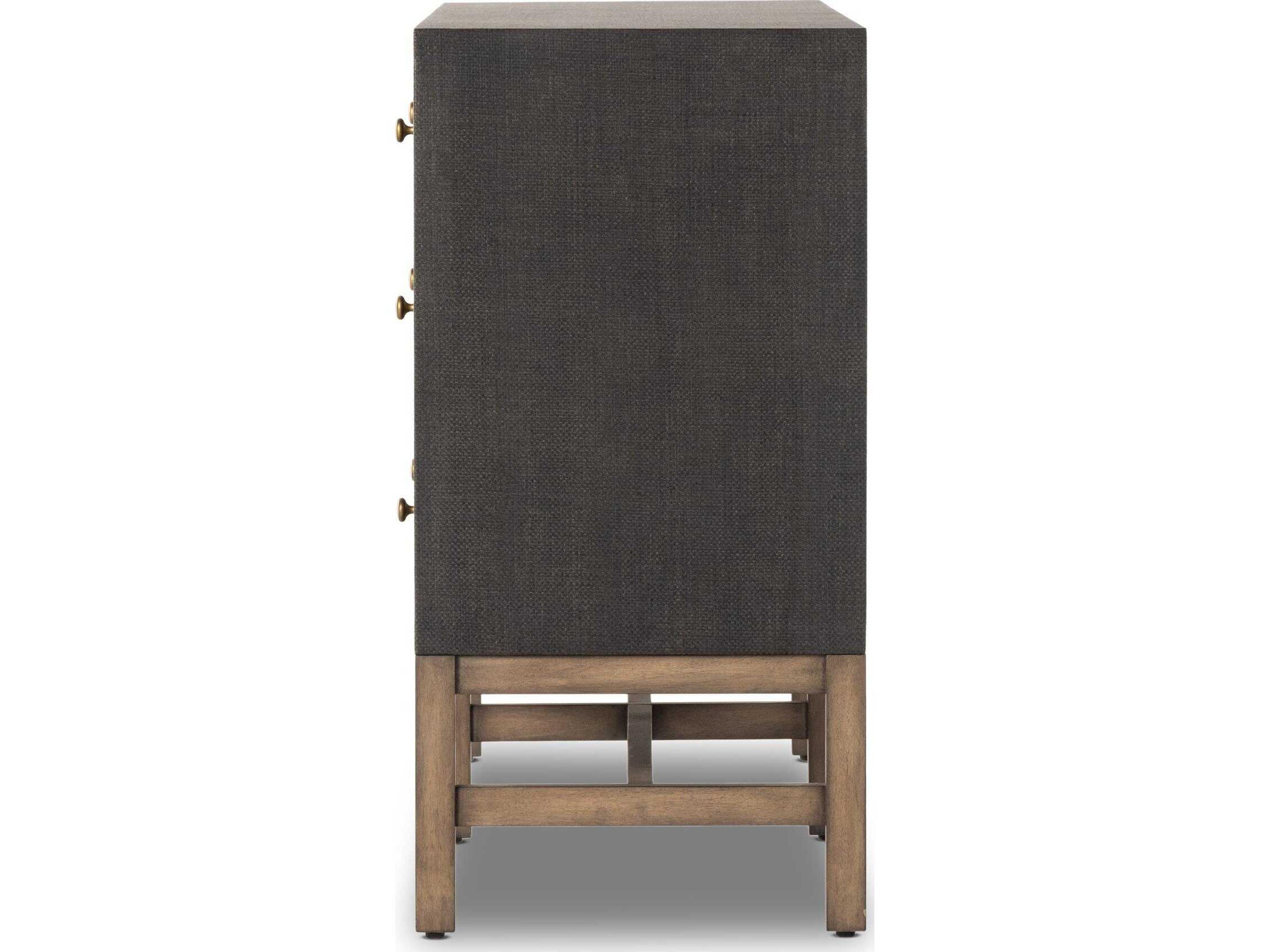 Four Hands Callahan Fiona 6-Drawers Mahogany Wood Double Dresser