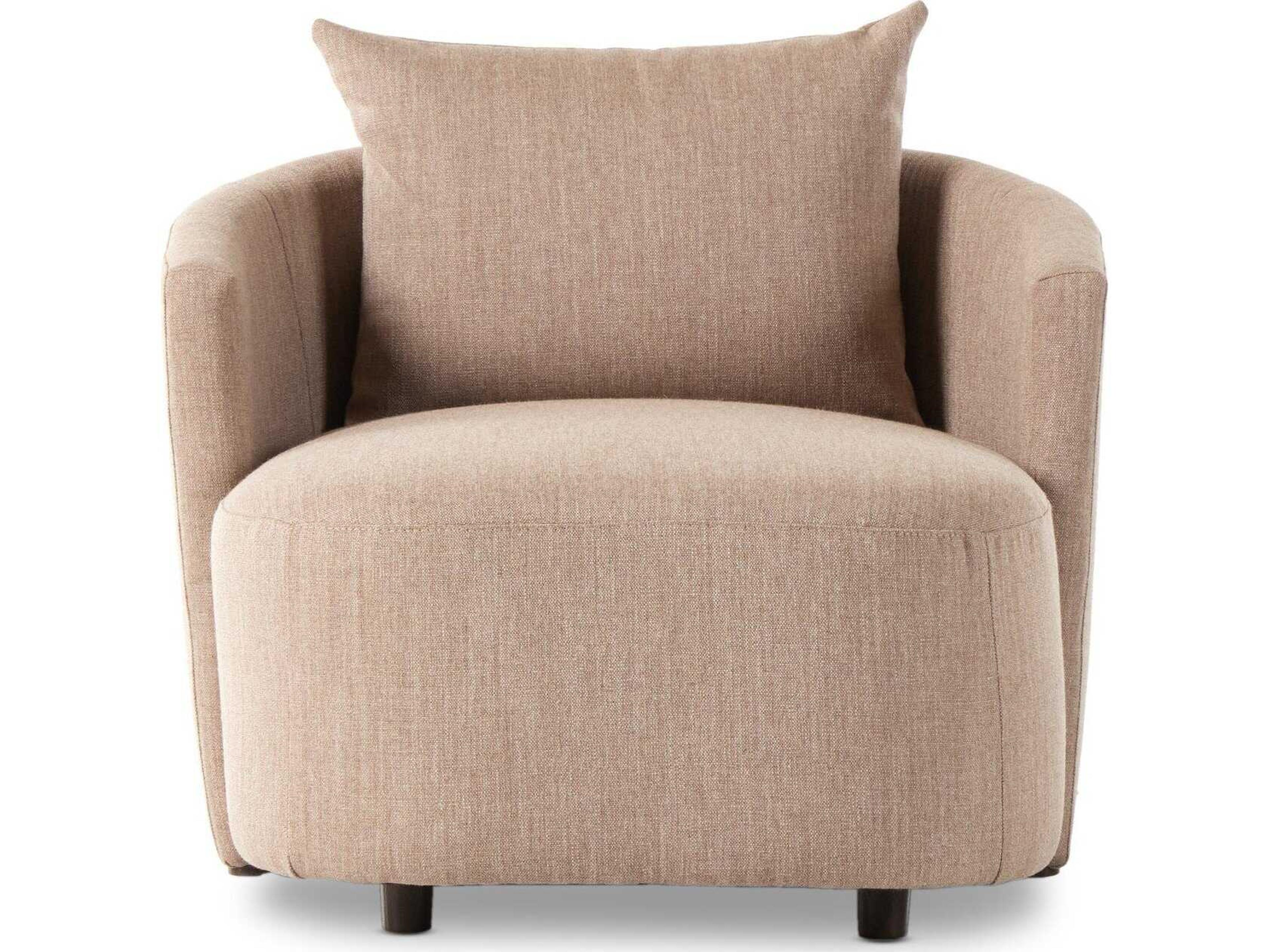 Four Hands Centrale Farrah Alcala Fawn Upholstered Chaise Lounge