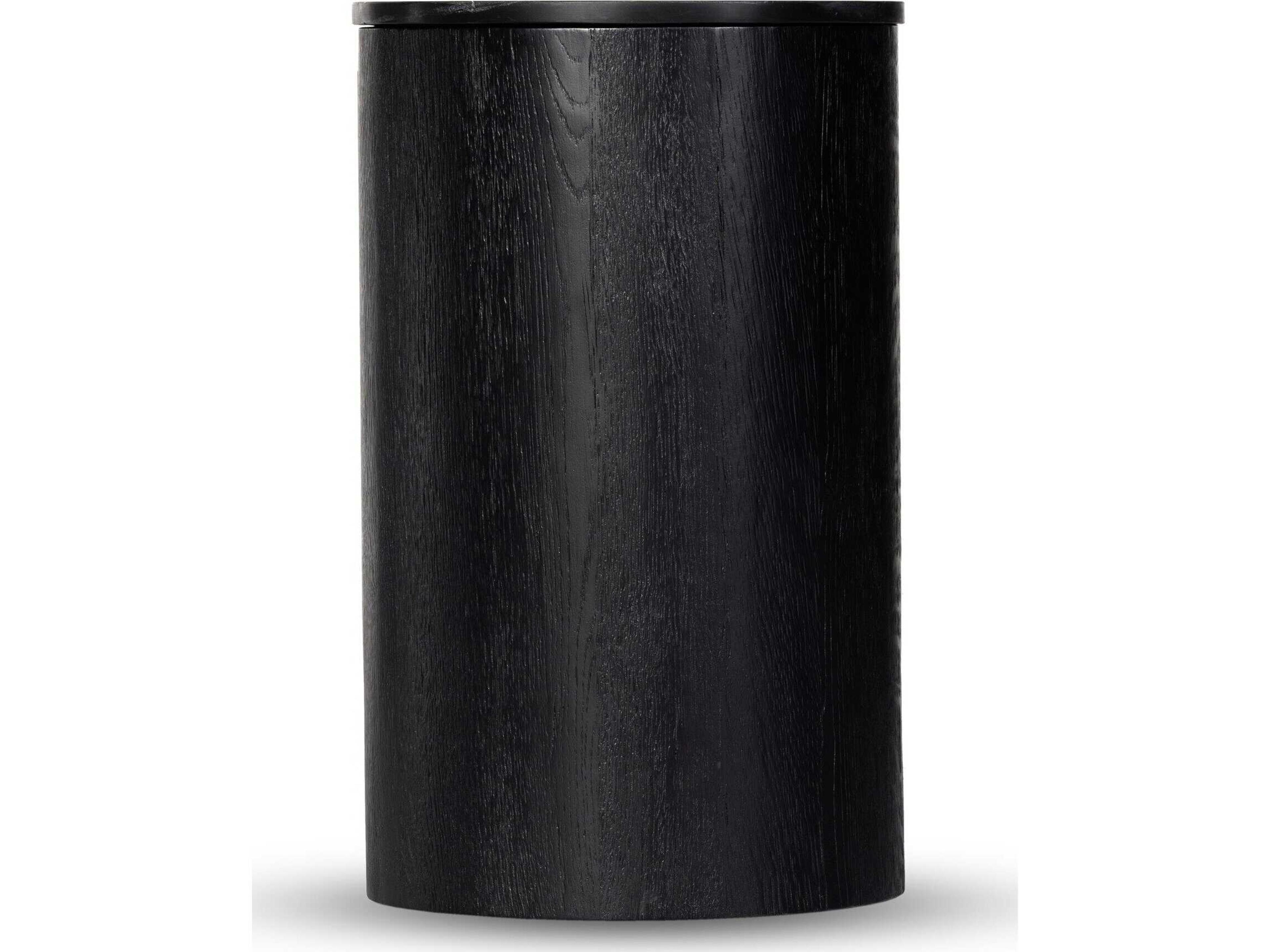 Four Hands Glenwood Giovani Black Oak Veneer Media Console