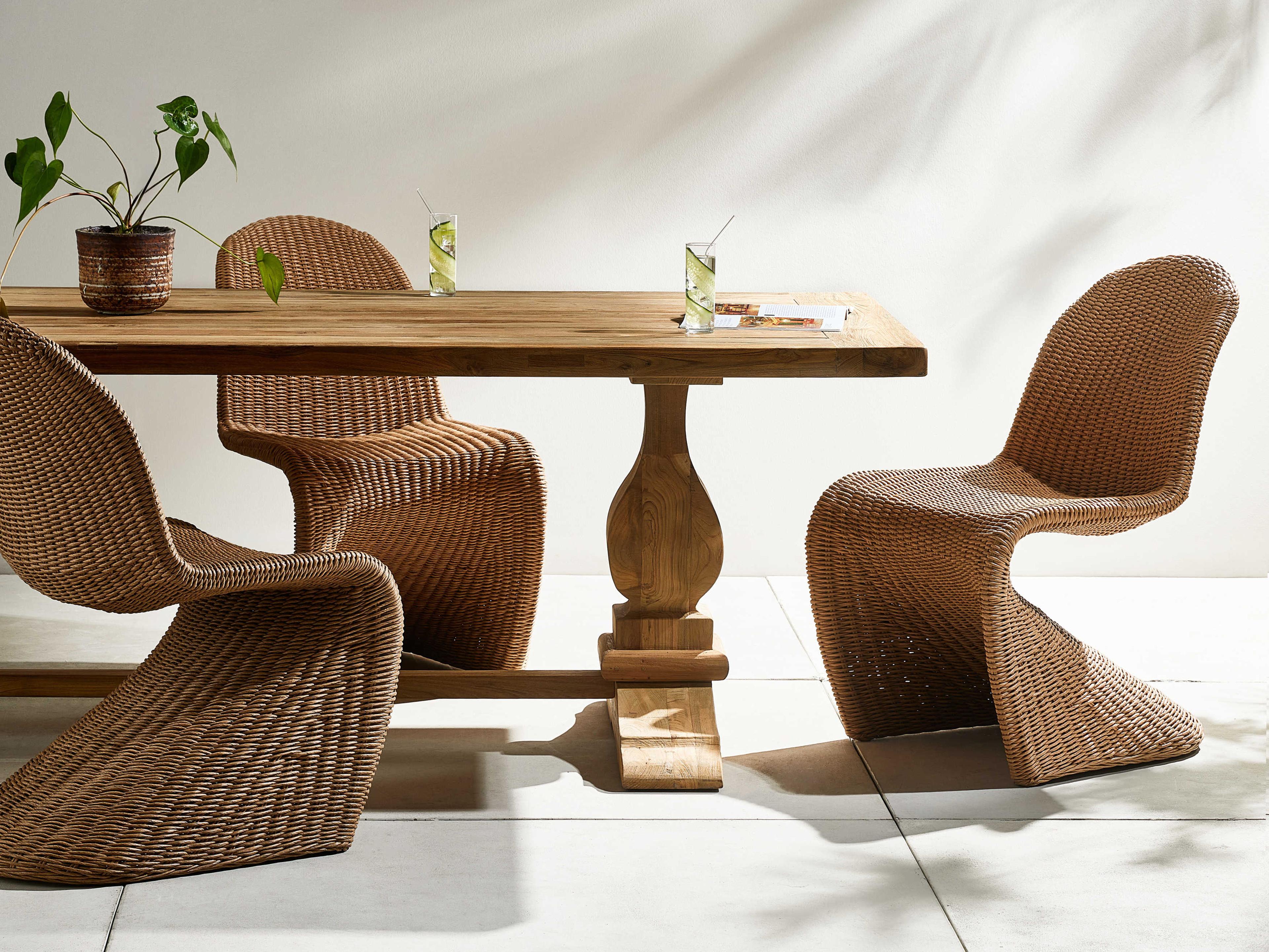 Four Hands Providence Novell Rectangular Wood Reclaimed Natural Dining Table