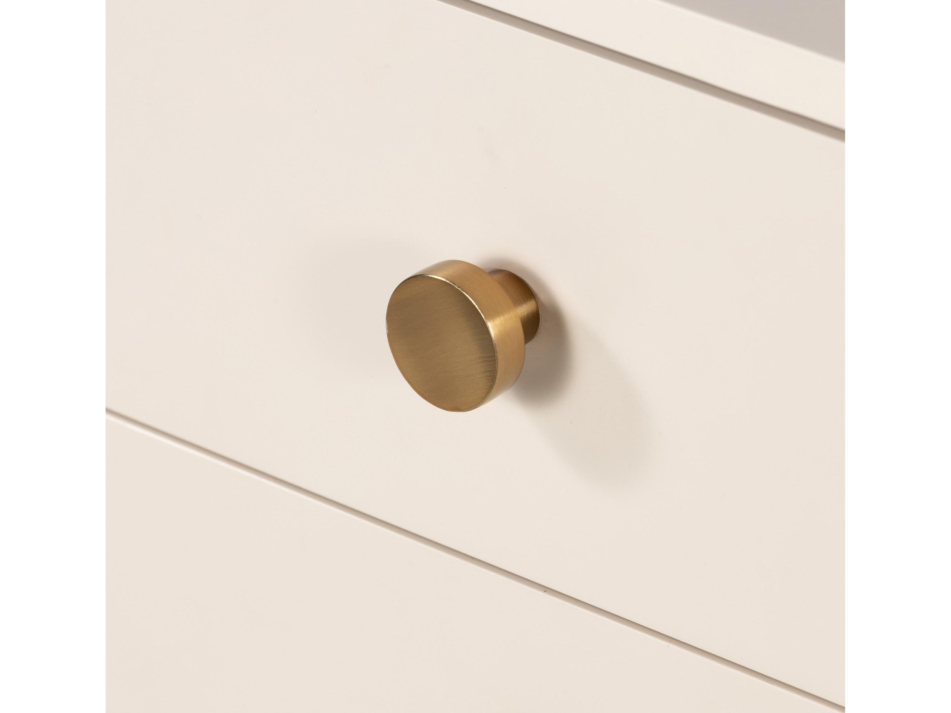 Four Hands Belfast Van Matte Alabaster Hardwood Rectangular Nightstand