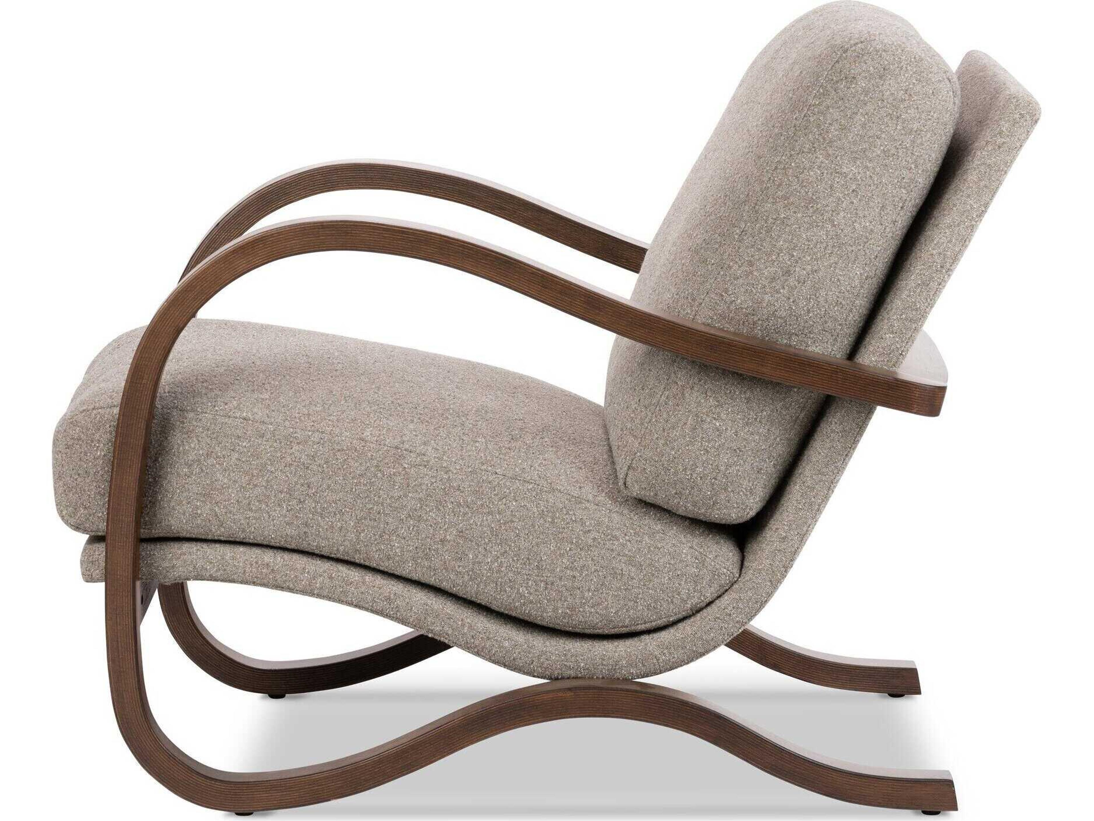 Four Hands Bolton Paxon Gray Fabric Accent Chair