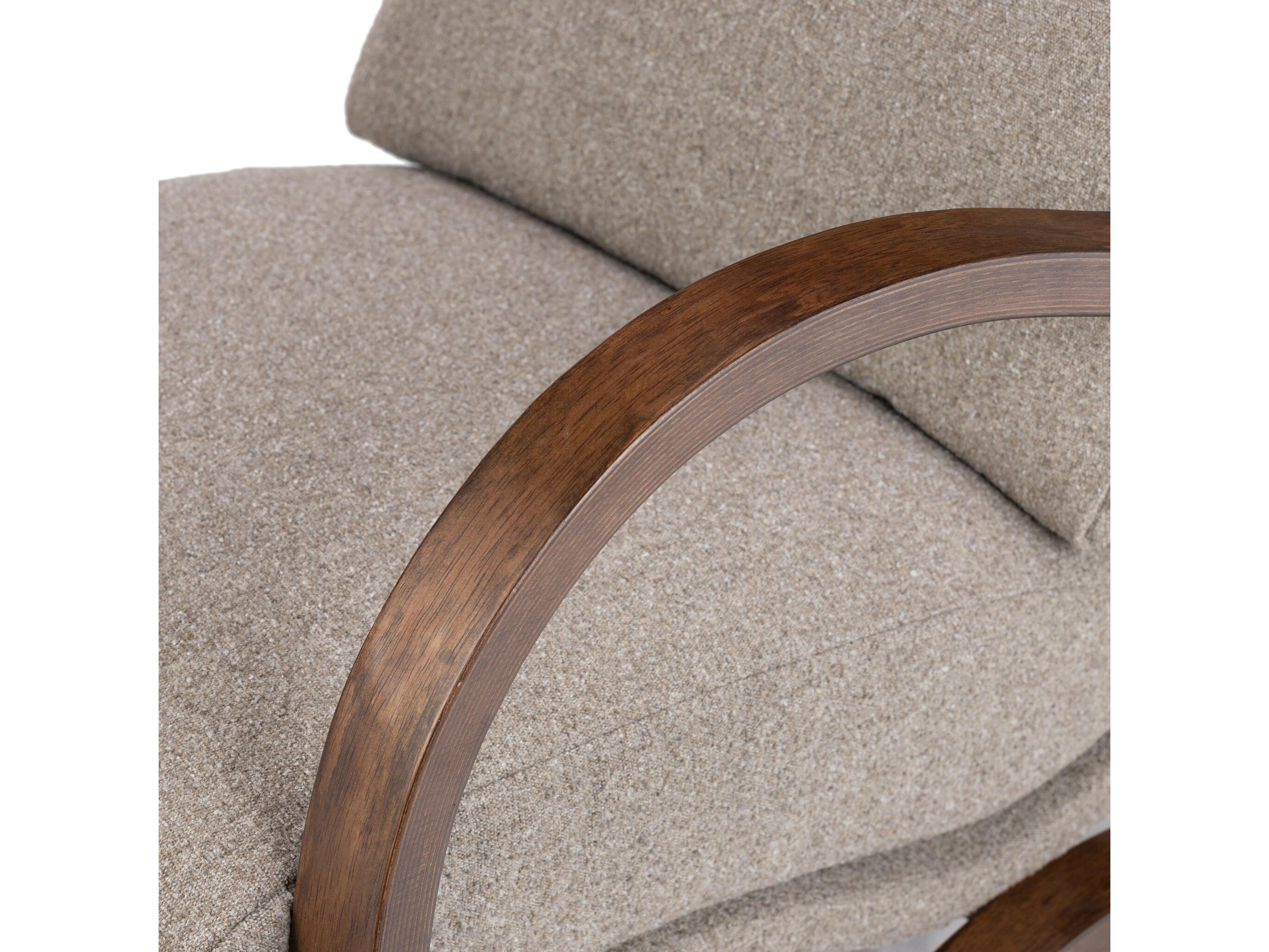 Four Hands Bolton Paxon Gray Fabric Accent Chair