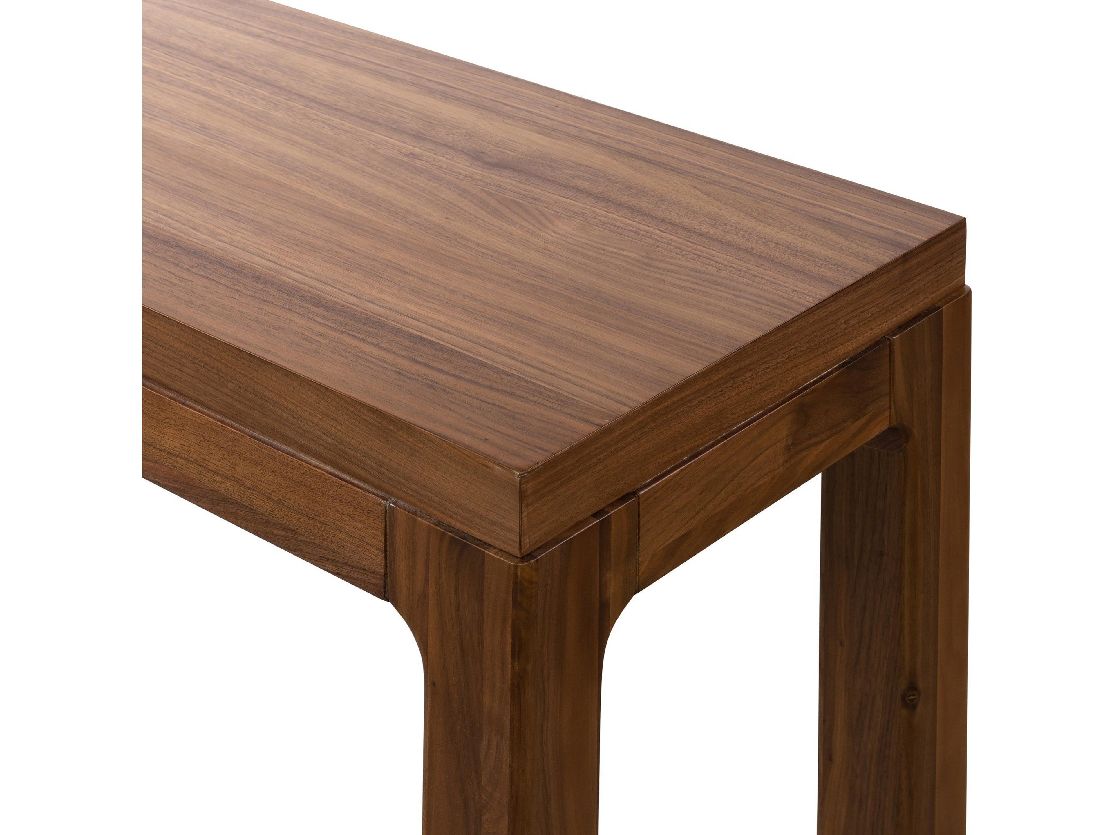 Four Hands Wallis Arturo Rectangular Wood Natural Walnut Veneer Console Table