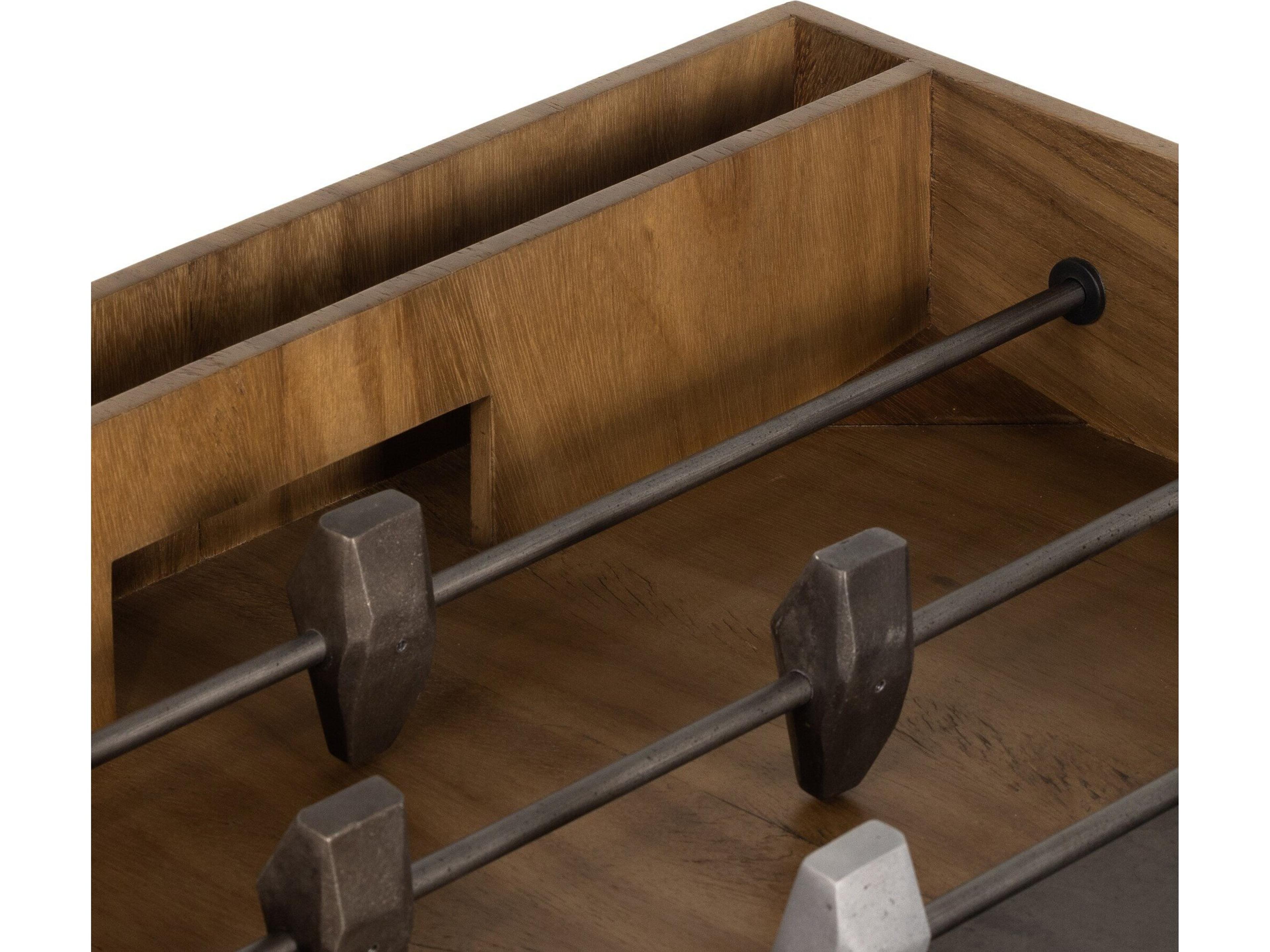 Four Hands Wesson Brown Foosball Game Table
