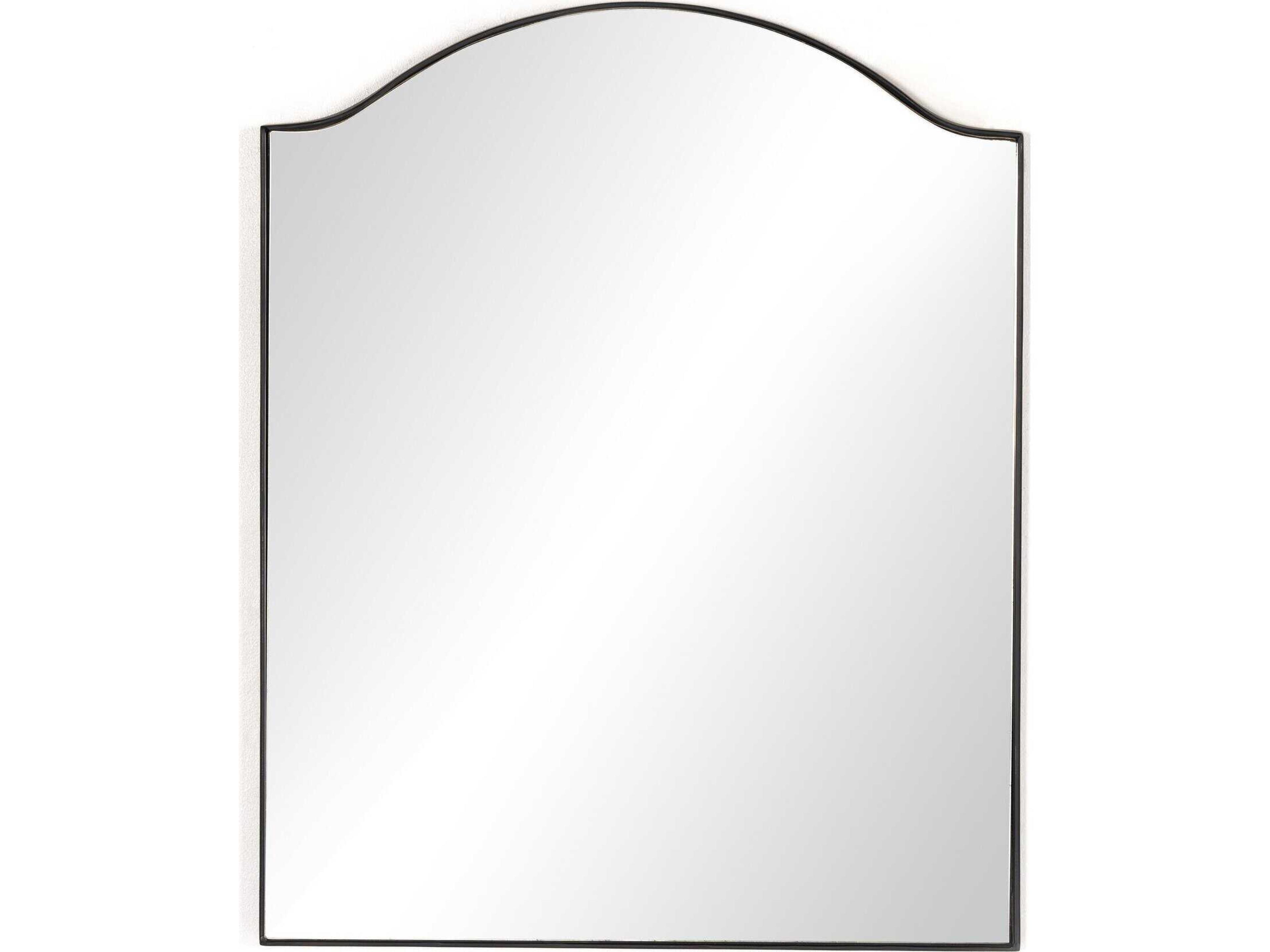 Four Hands Asher Jacques Gunmetal  Small Mirror