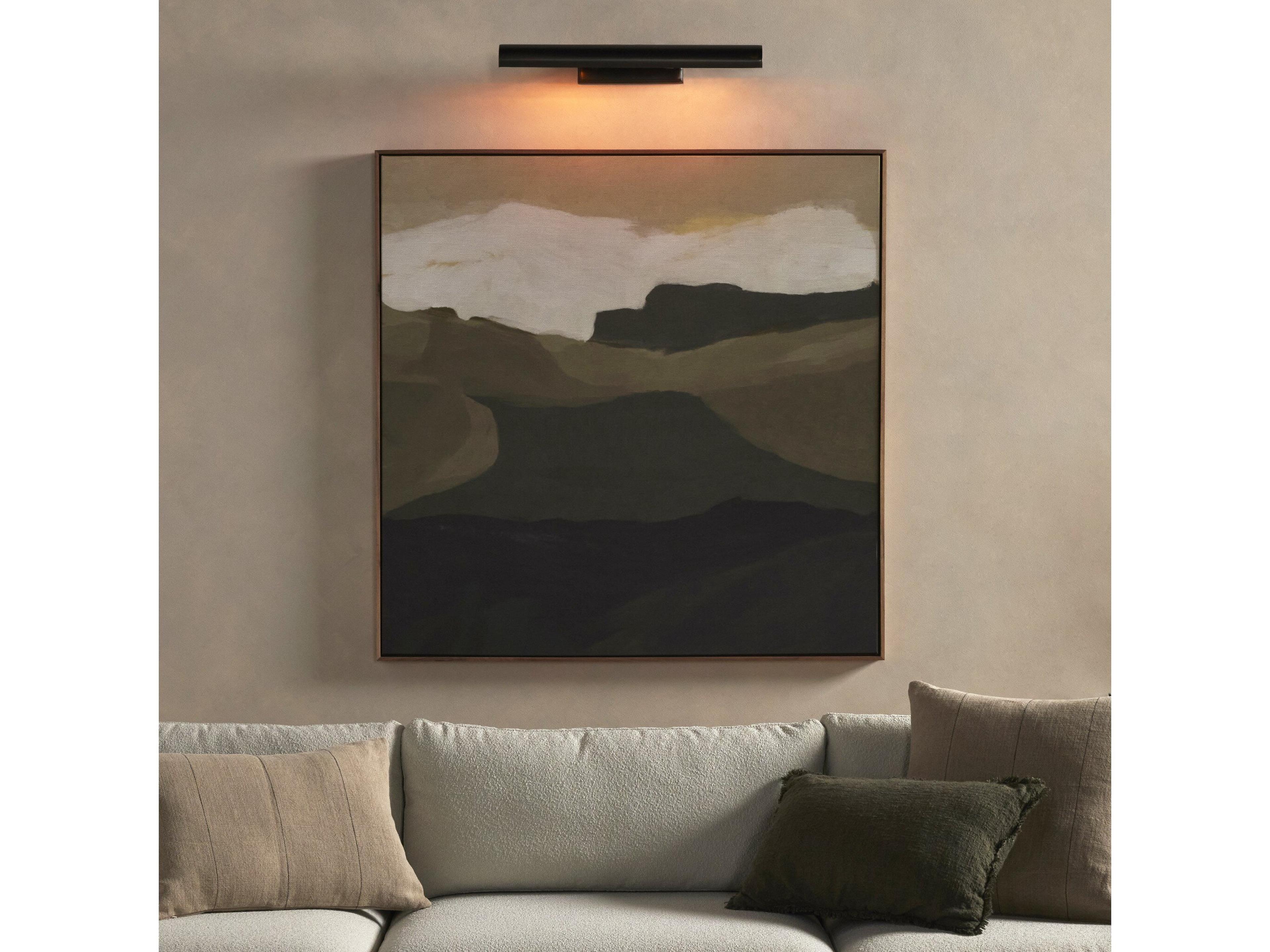 Four Hands Camden Clement Aged Antique Brass  Picture Light