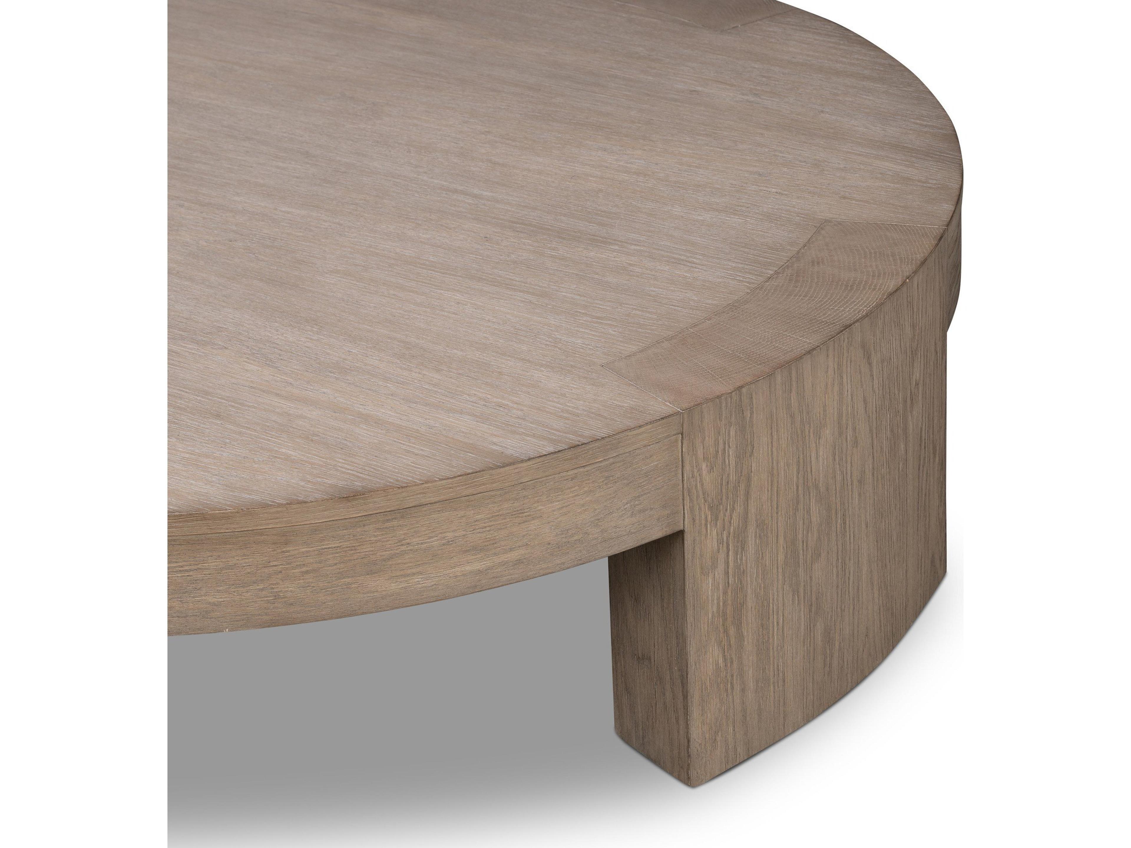 Four Hands Irondale Sheffield Warm Natural Flat Oak Veneer Coffee Table