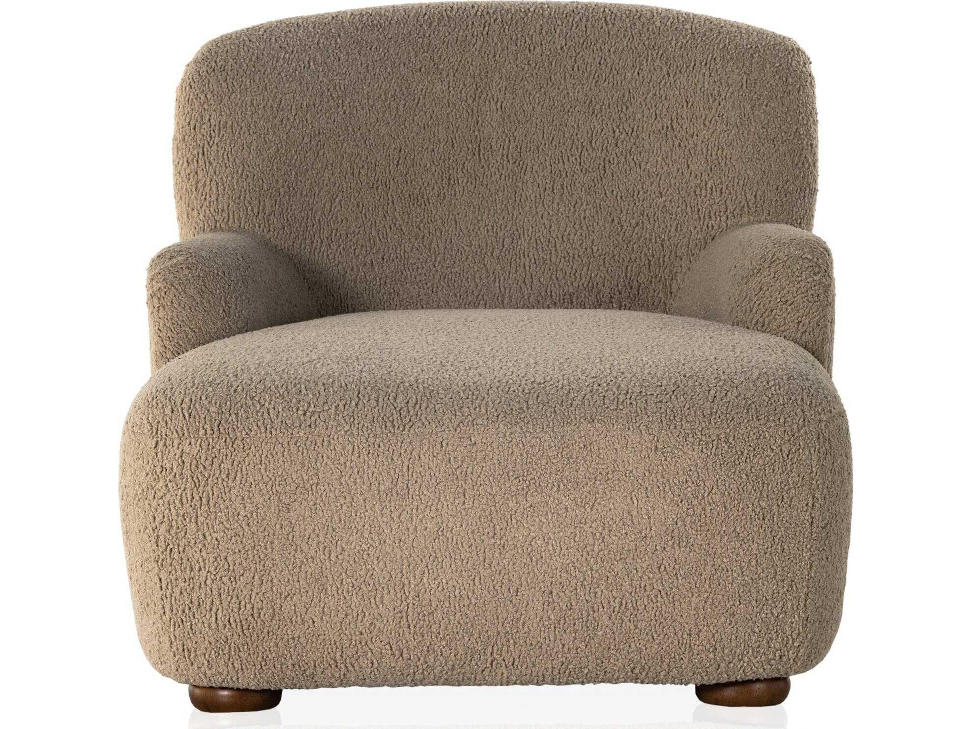 Four Hands Norwood Kadon Sheepskin Camel Chaise Lounge
