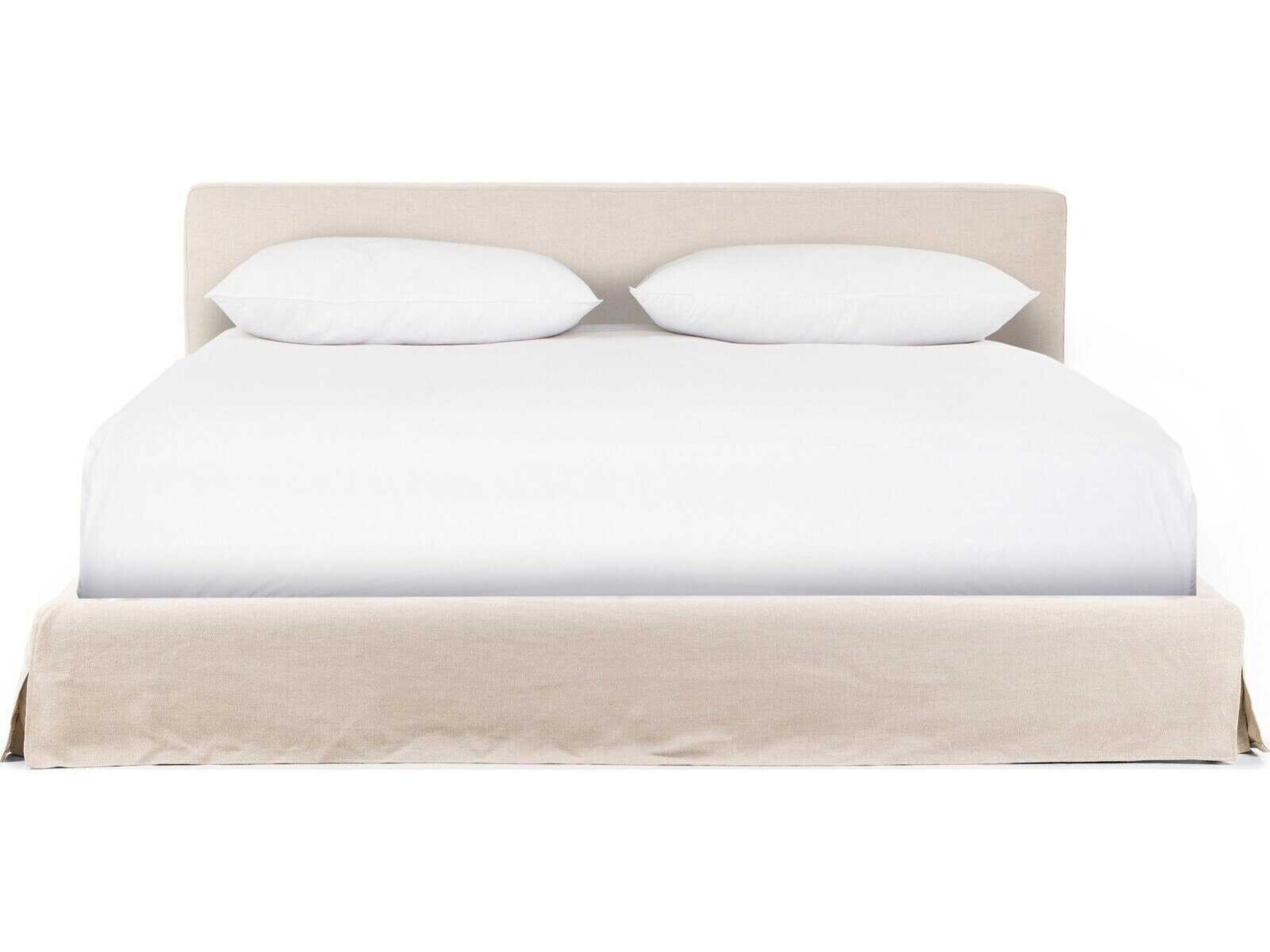 Four Hands Kensington Aidan Slipcover Bed-Natural-King