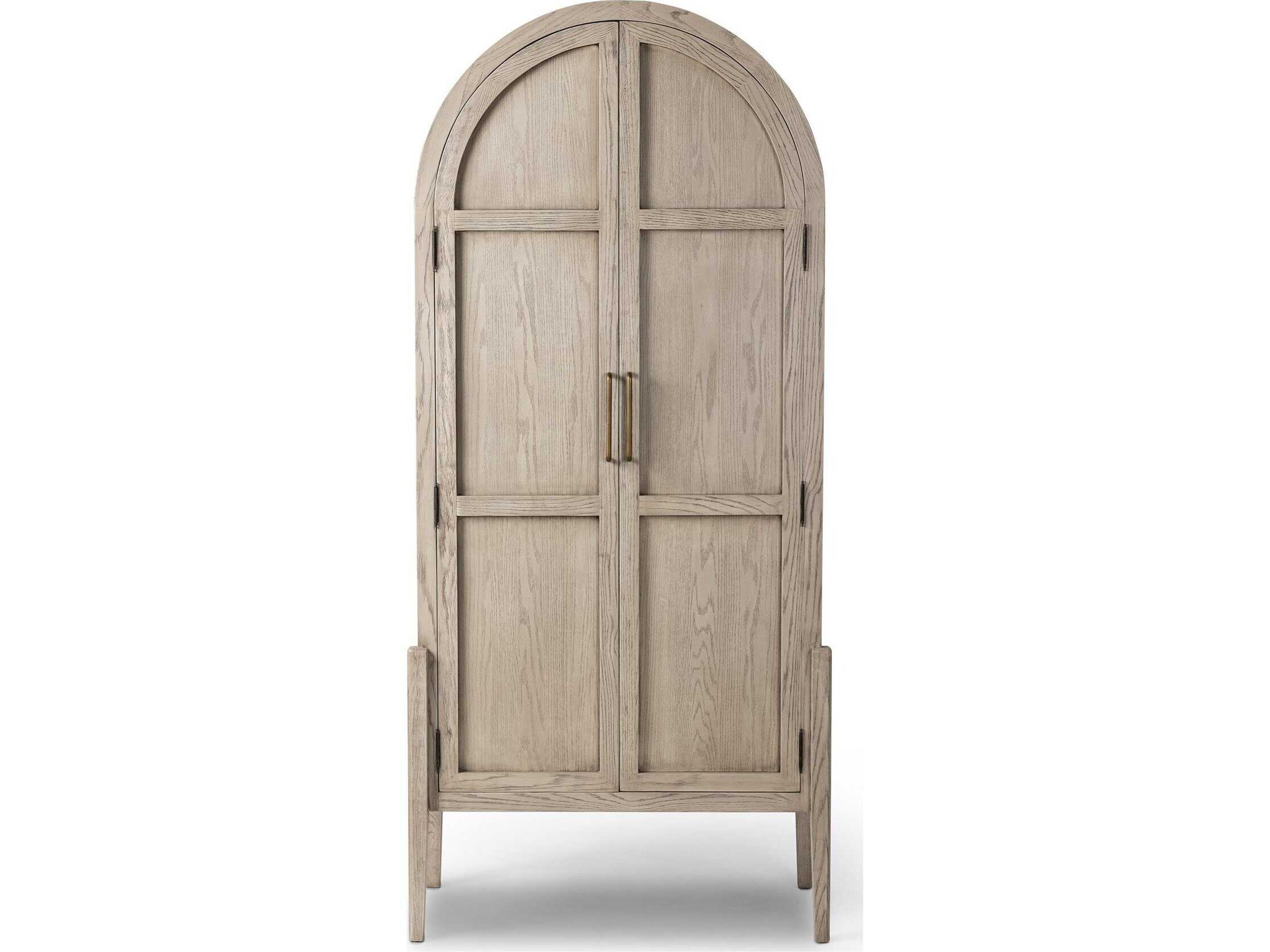 Four Hands Irondale Beige Oak Wood Accent Chest