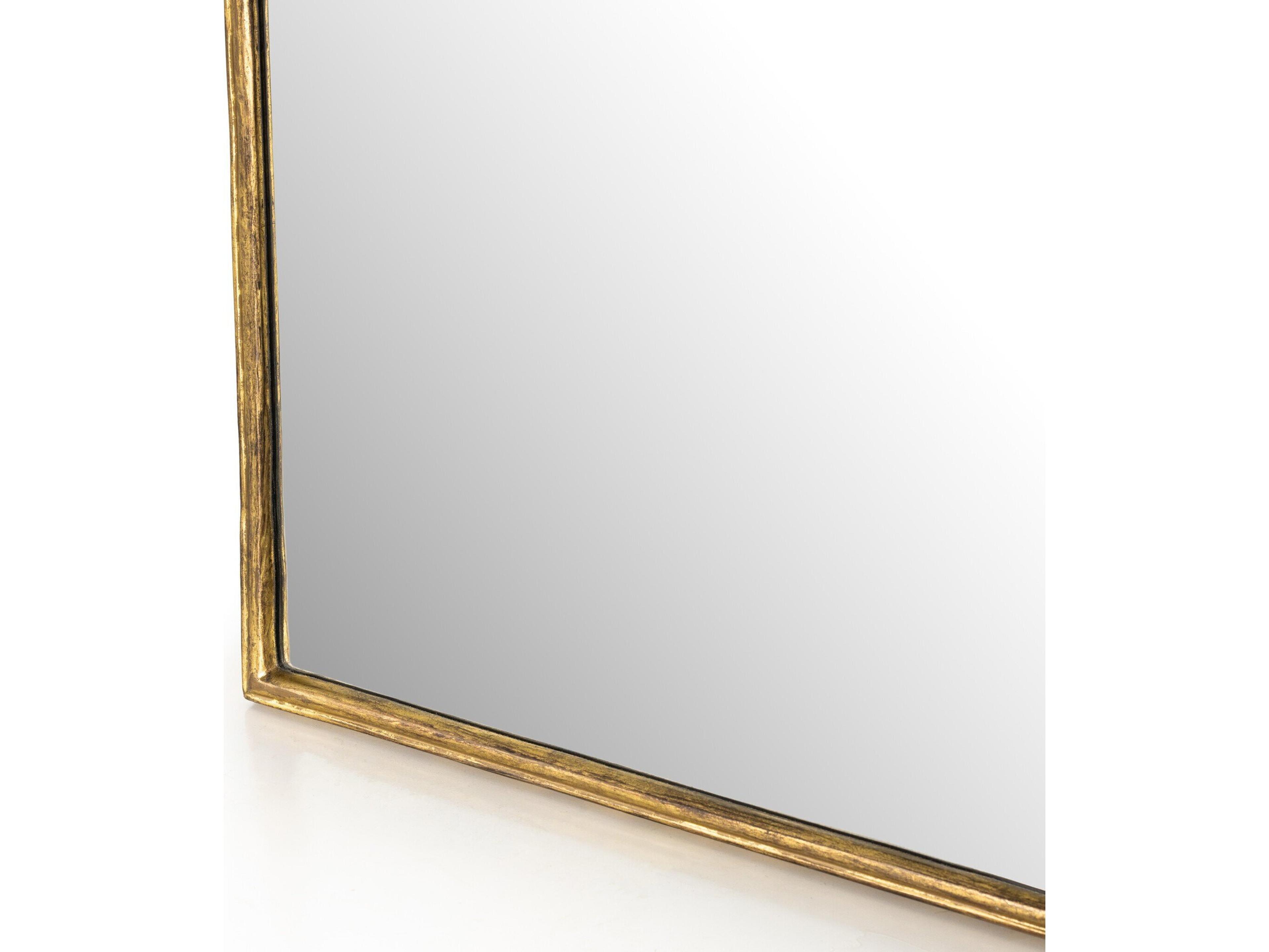 Four Hands Asher Loire Antiqued Gold Leaf Grand Floor Mirror