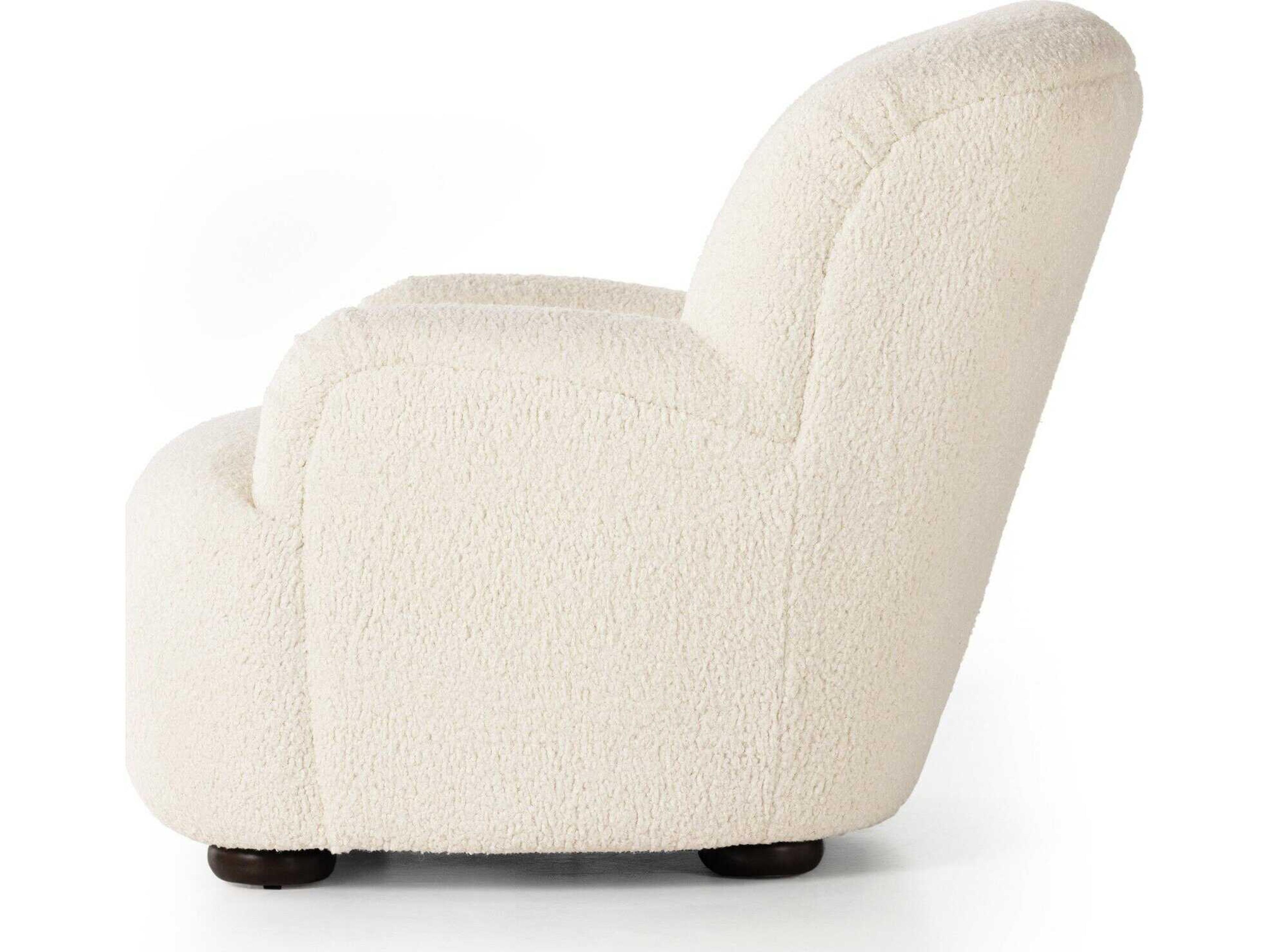 Four Hands Norwood Kadon Sheepskin Natural  Accent Chair