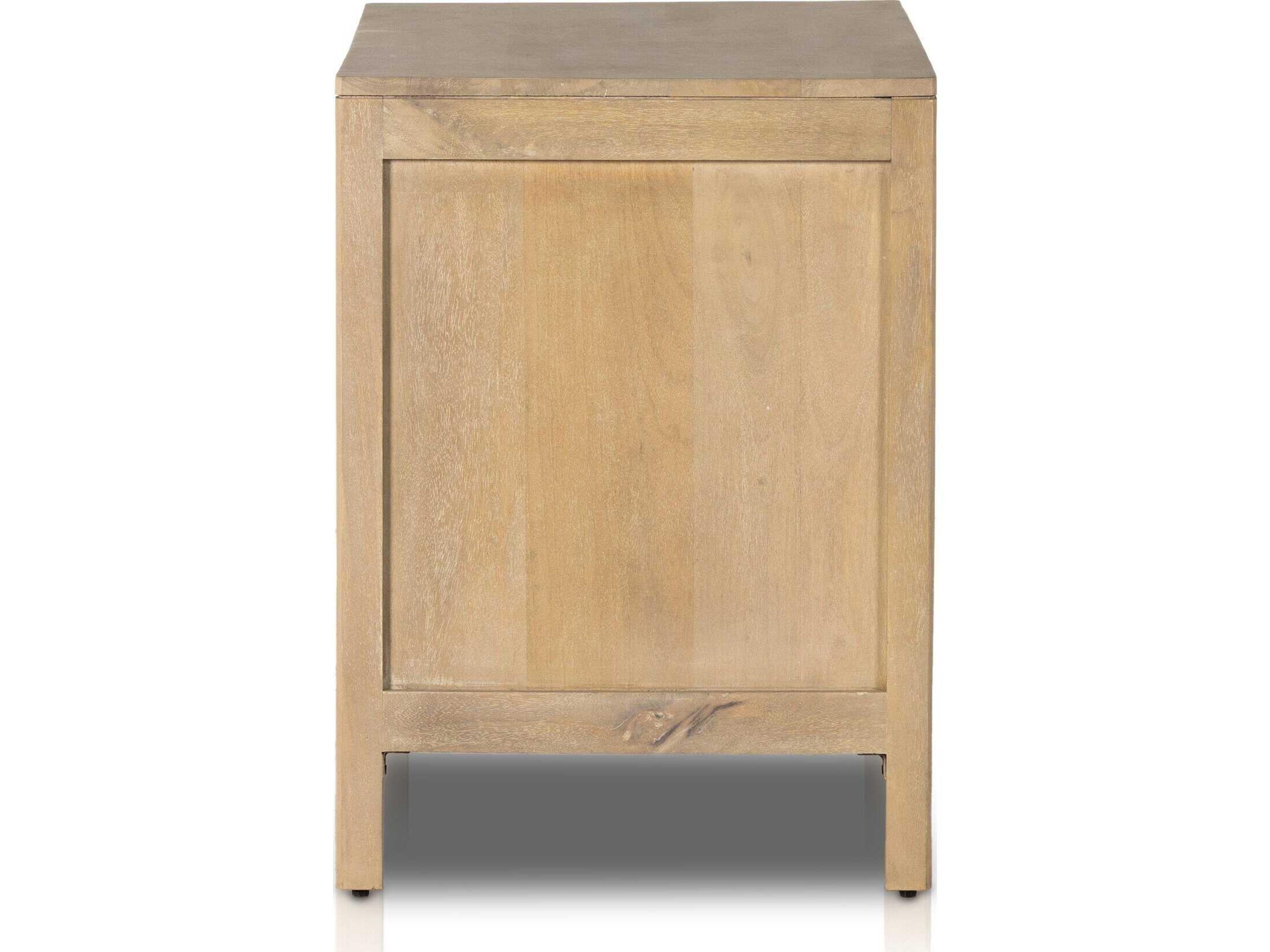 Four Hands Prescott Sydney 3-Drawers Mango Wood Nightstand