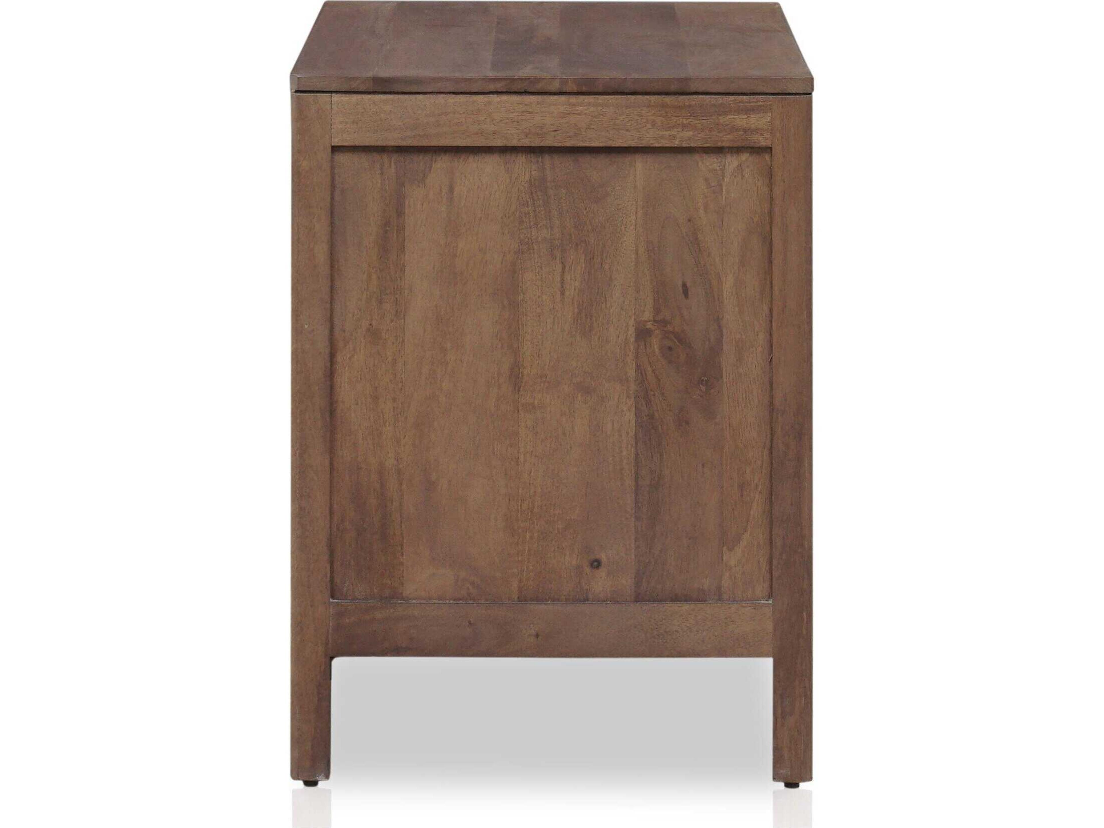 Four Hands Prescott Sydney 3-Drawers Mango Wood Nightstand