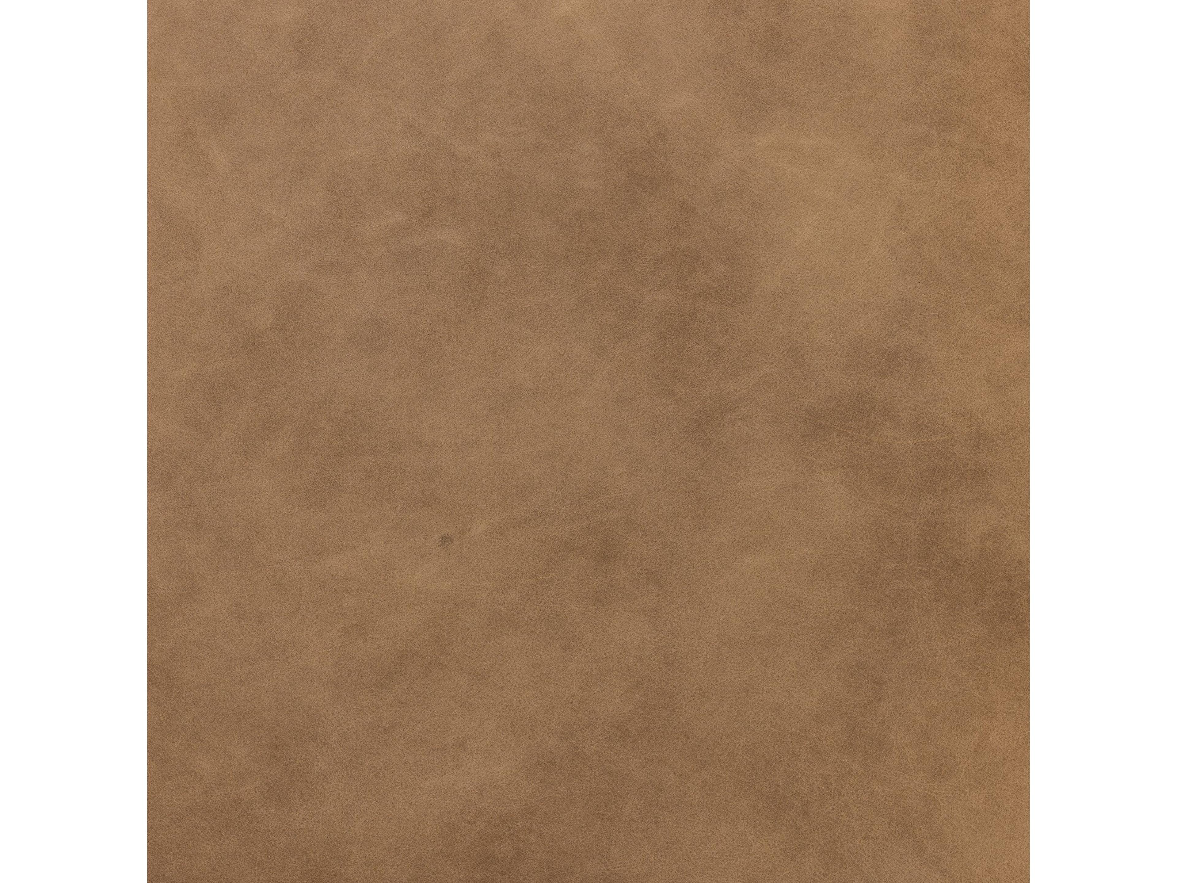 Four Hands Highland Quinton Brown Leather Accent Chair