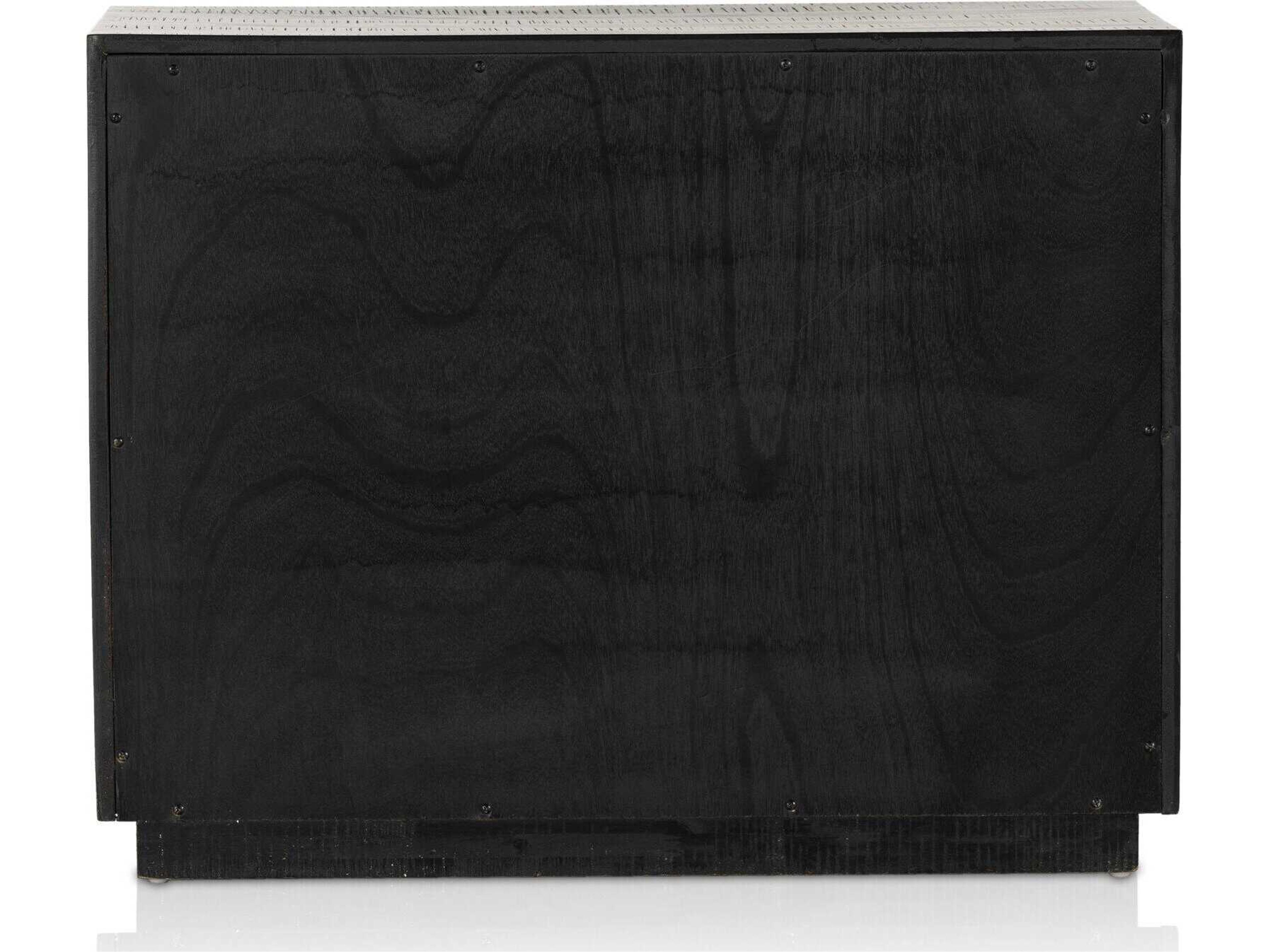 Luxecor Globetrotter Suki Burnished Black  Large Nightstand