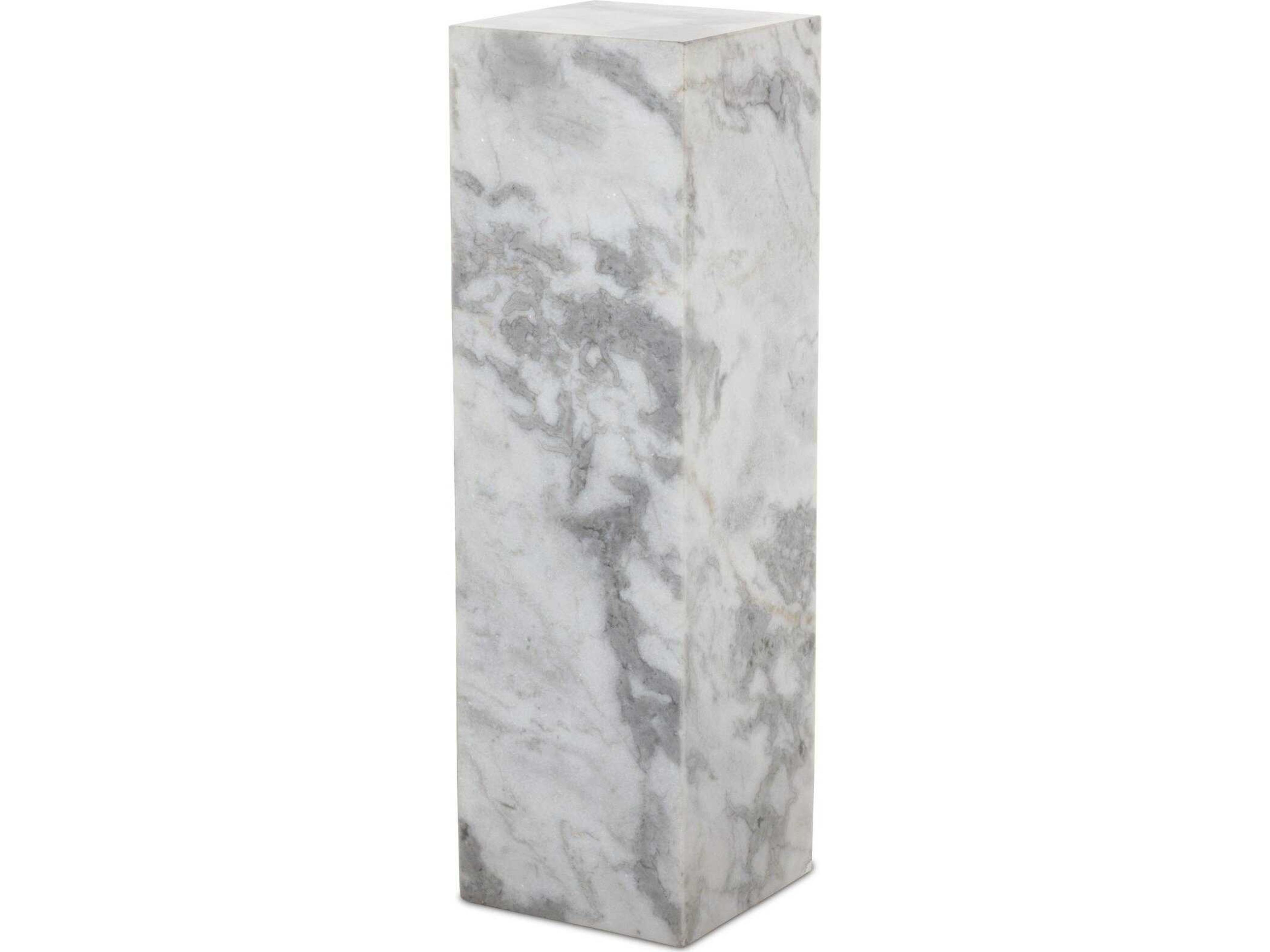 Rockwell Marble Pedestal Modern End Table