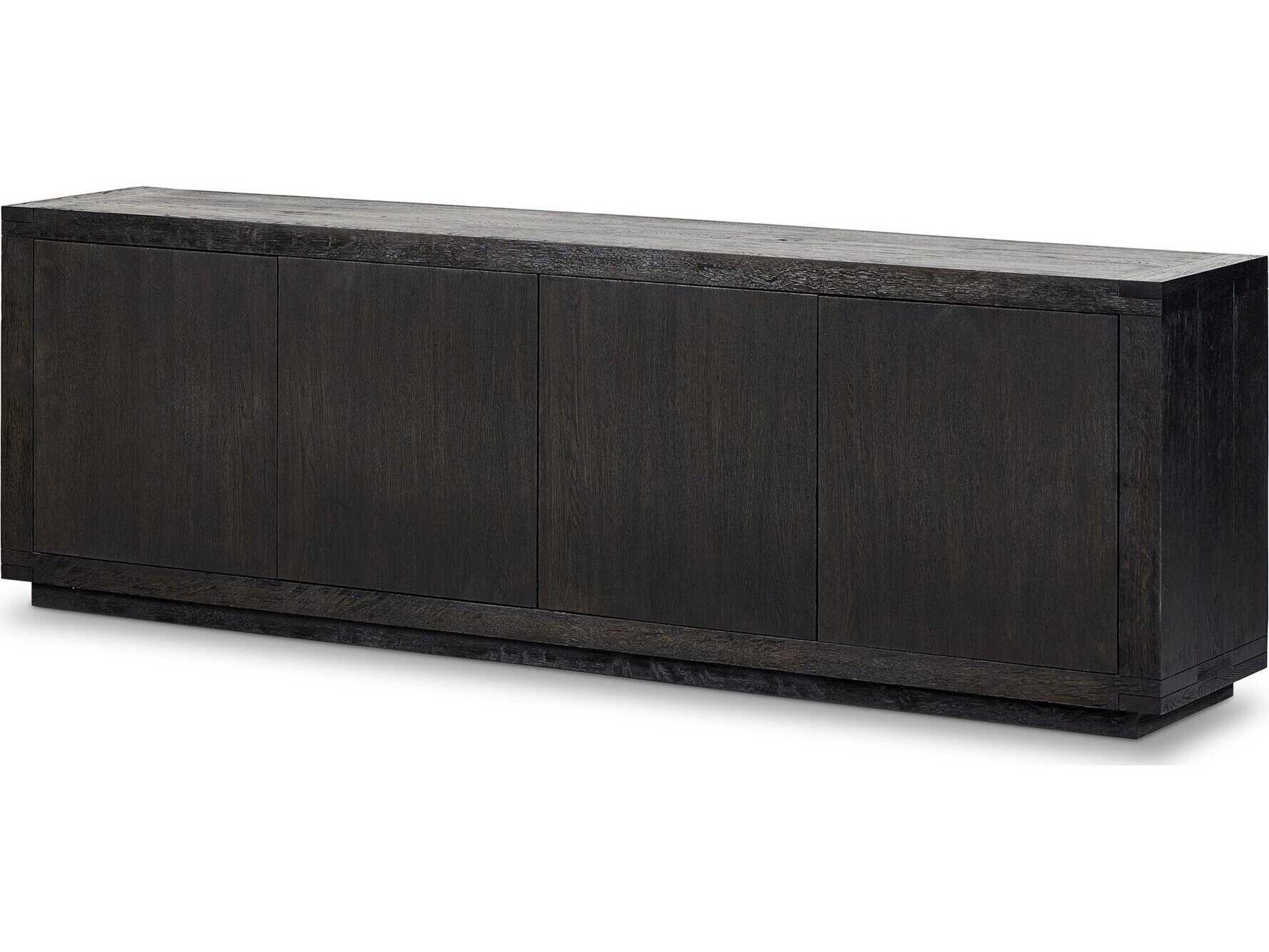 Bennett Warby Worn Black Oak Sideboard