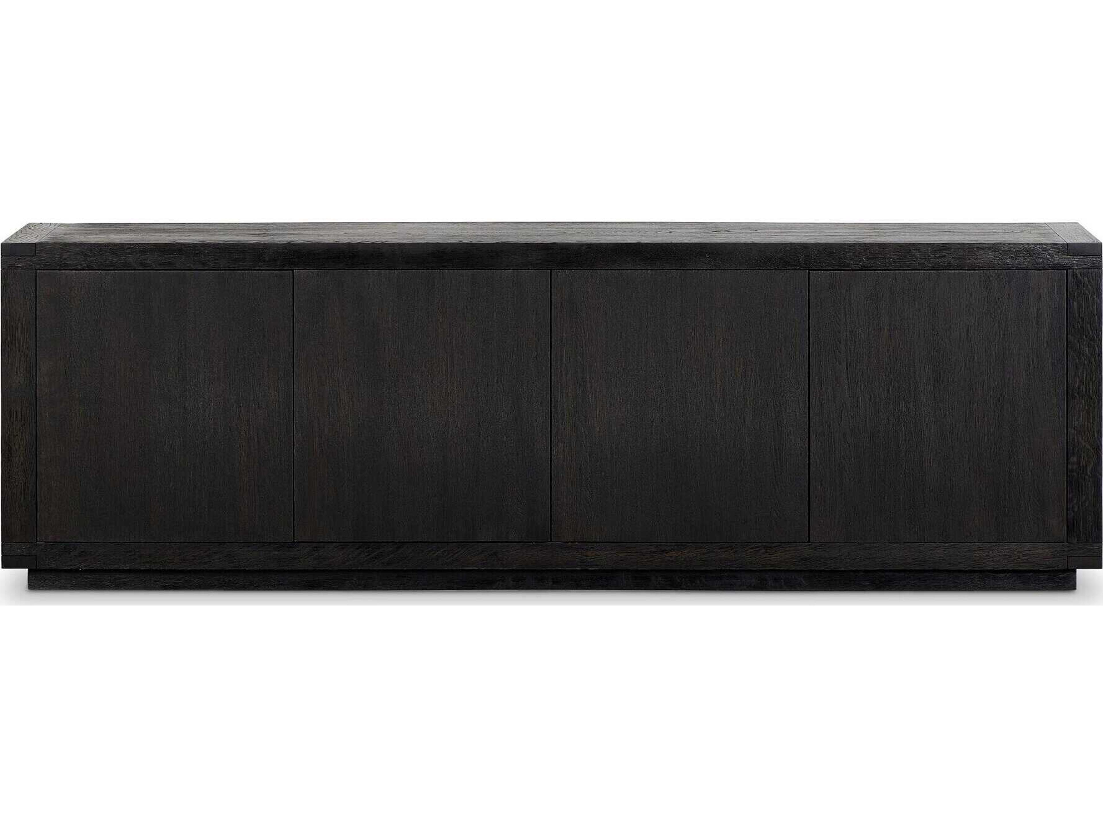 Four Hands Bennett Warby Worn Black Oak Sideboard