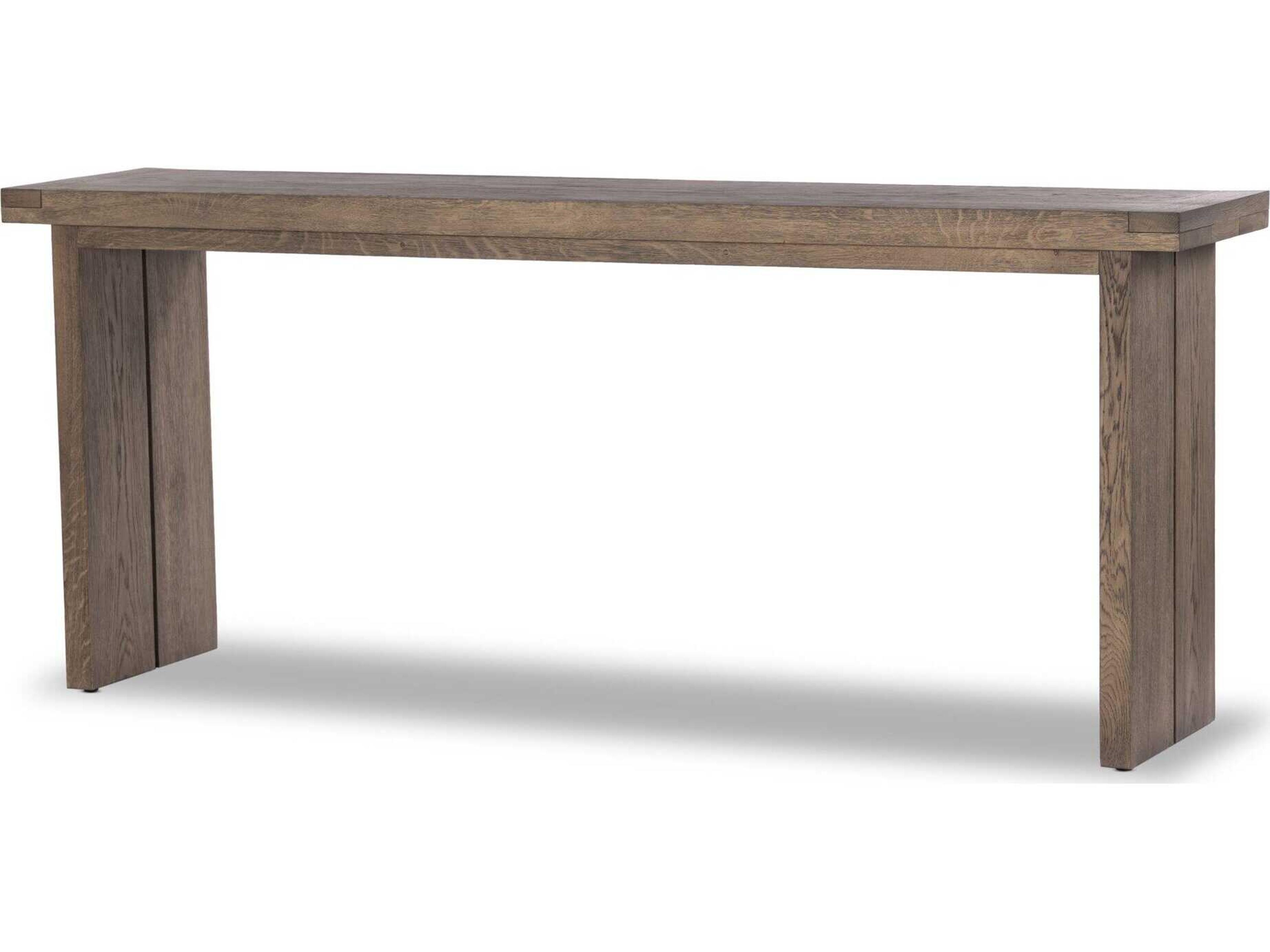 Bennett Warby Worn Oak Veneer Console Table
