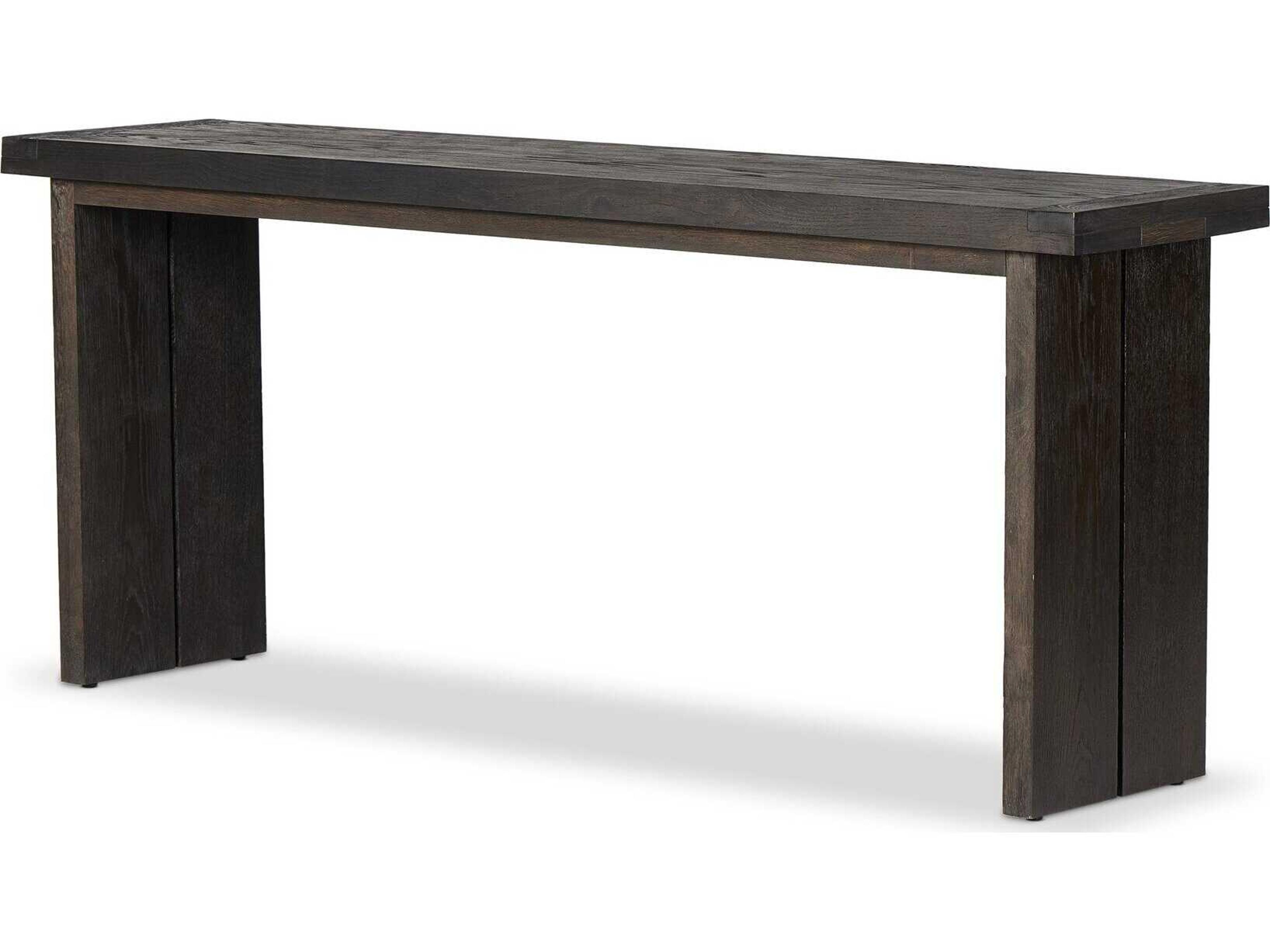 Bennett Warby Worn Black Veneer Console Table