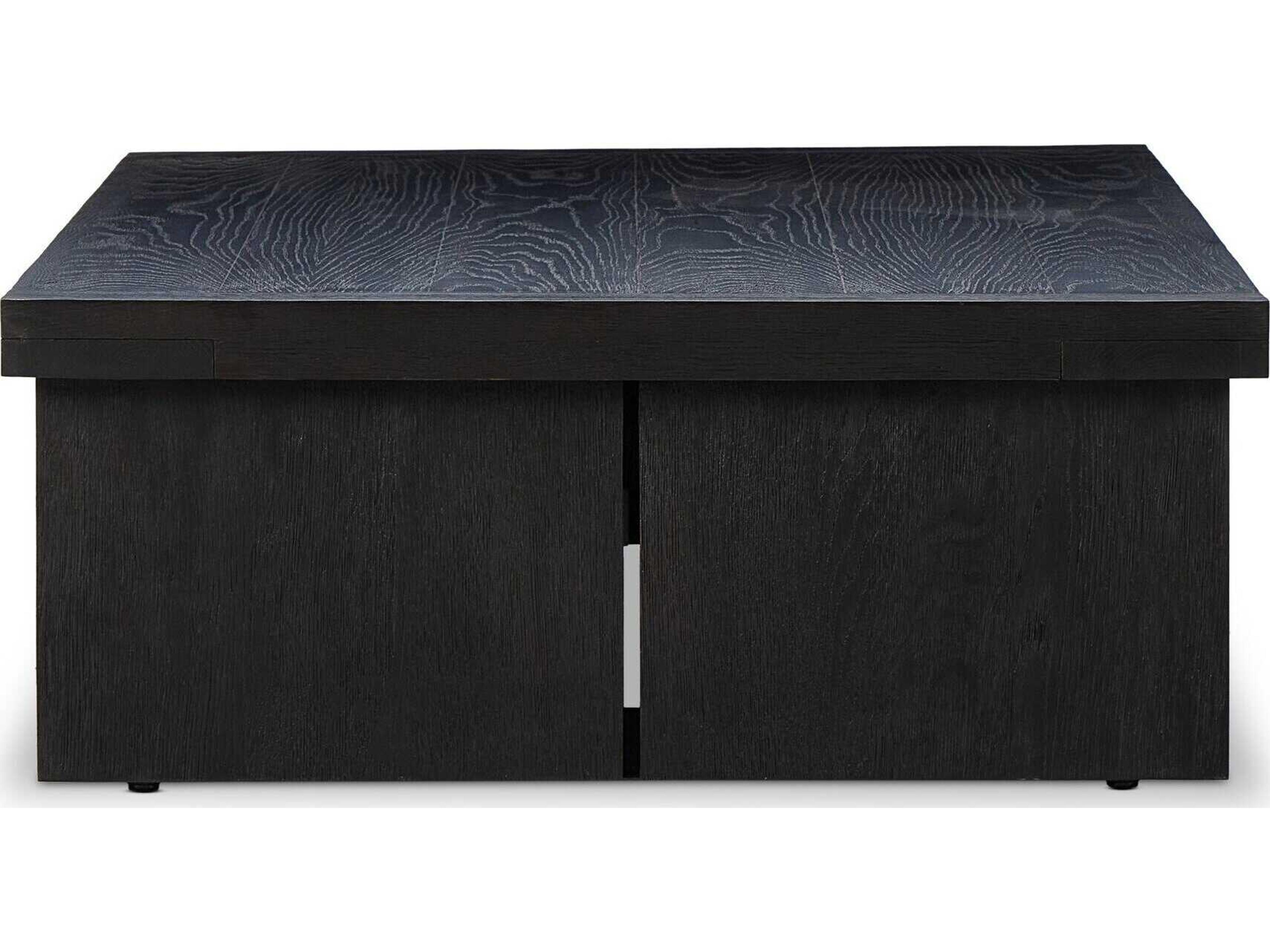 Four Hands Bennett Warby Worn Black Veneer Coffee Table