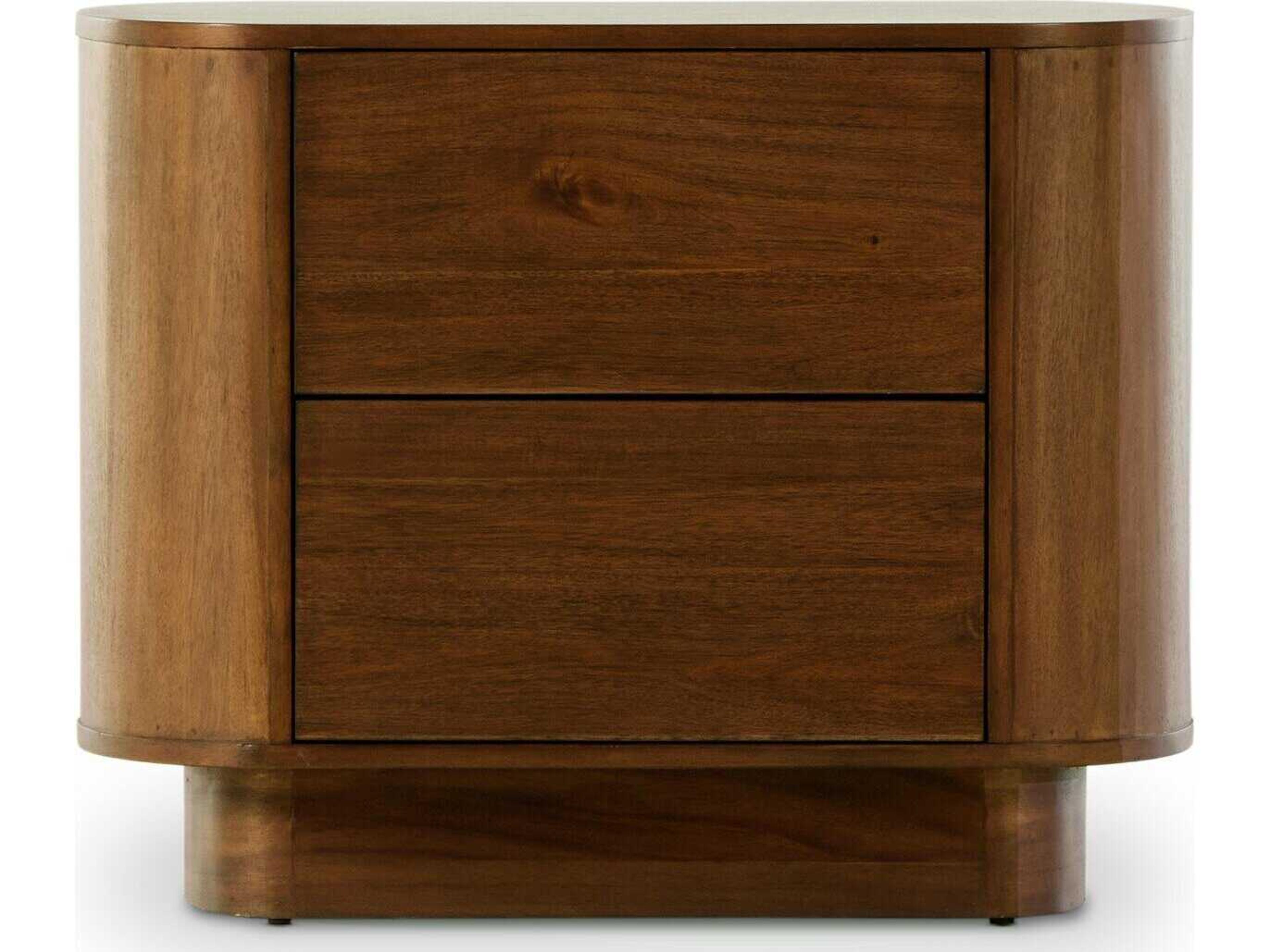 Four Hands Haiden Paden 2-Drawers Brown Acacia Wood Nightstand