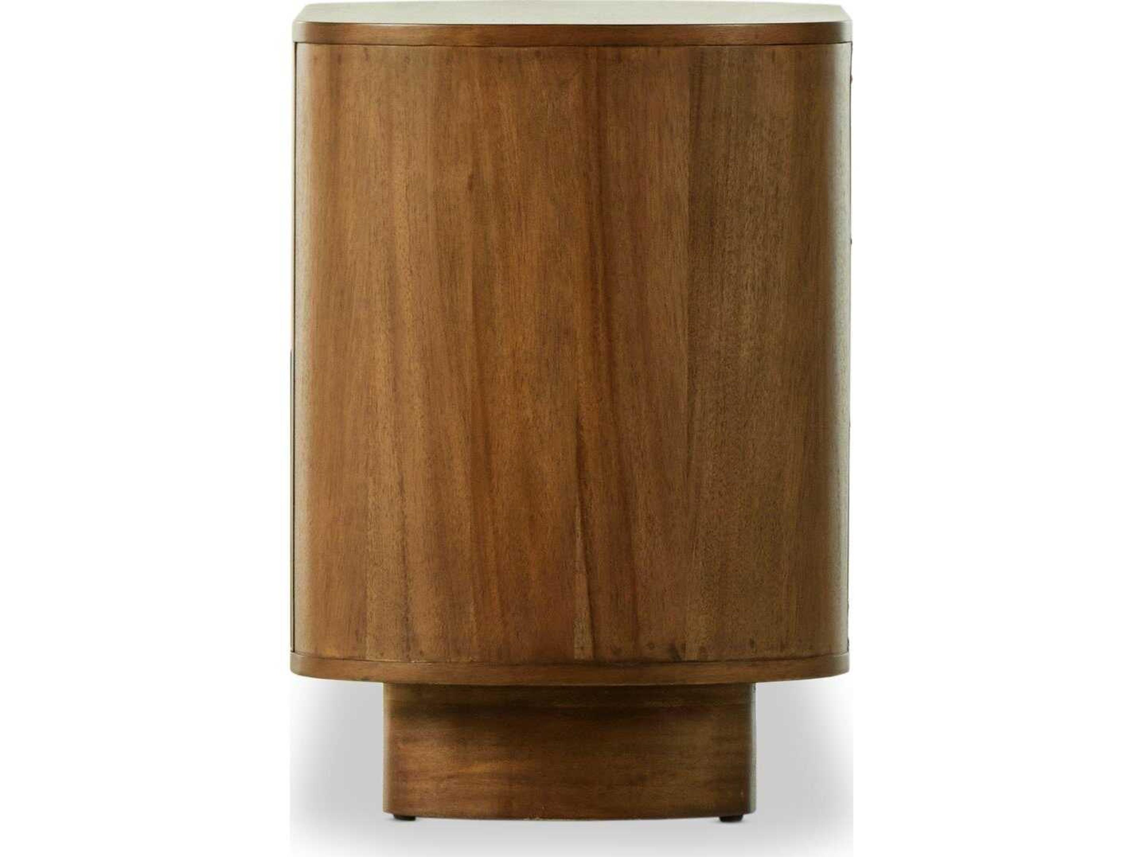 Four Hands Haiden Paden 2-Drawers Brown Acacia Wood Nightstand