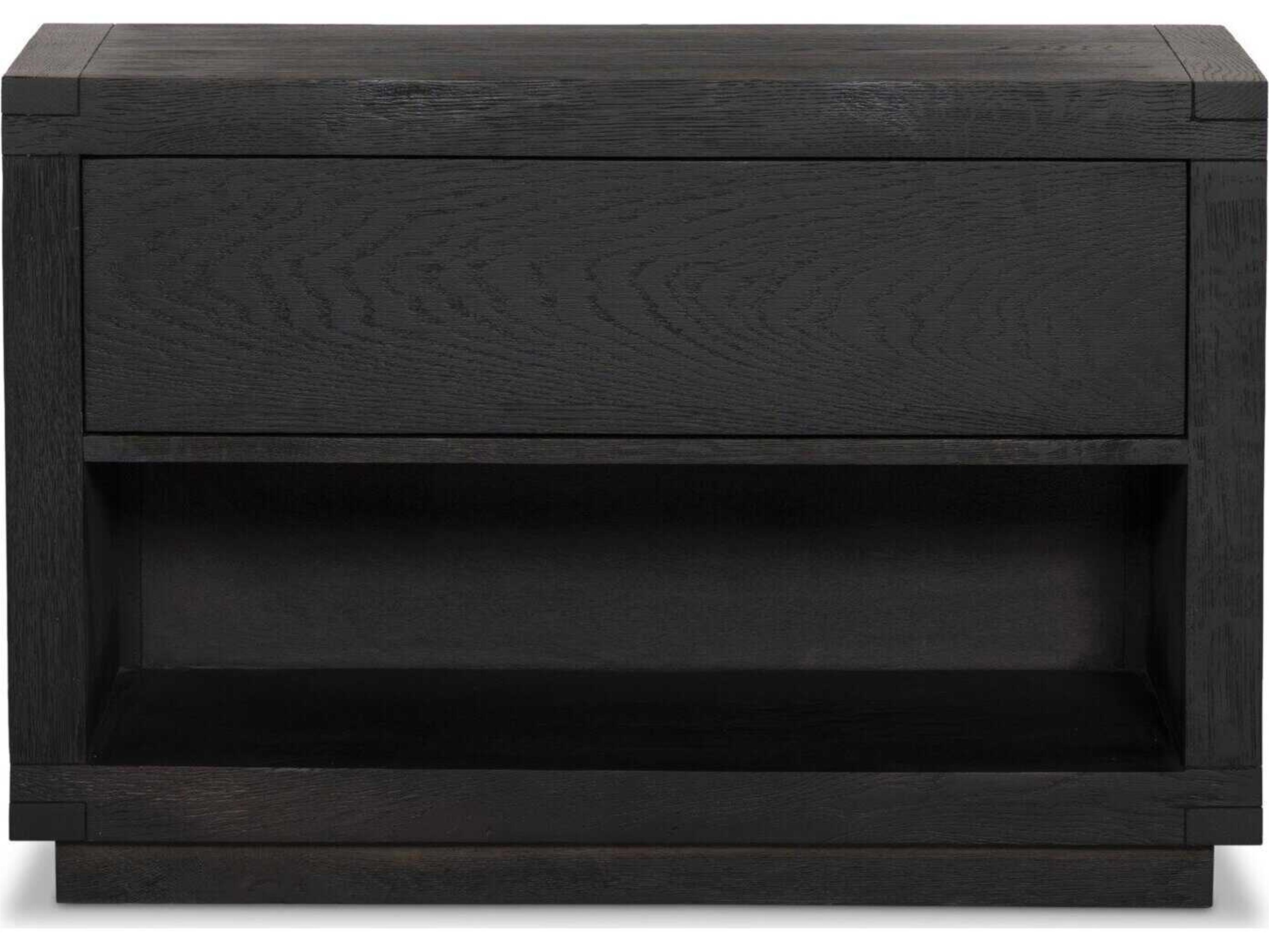 Four Hands Bennett 1-Drawer Oak Wood Nightstand
