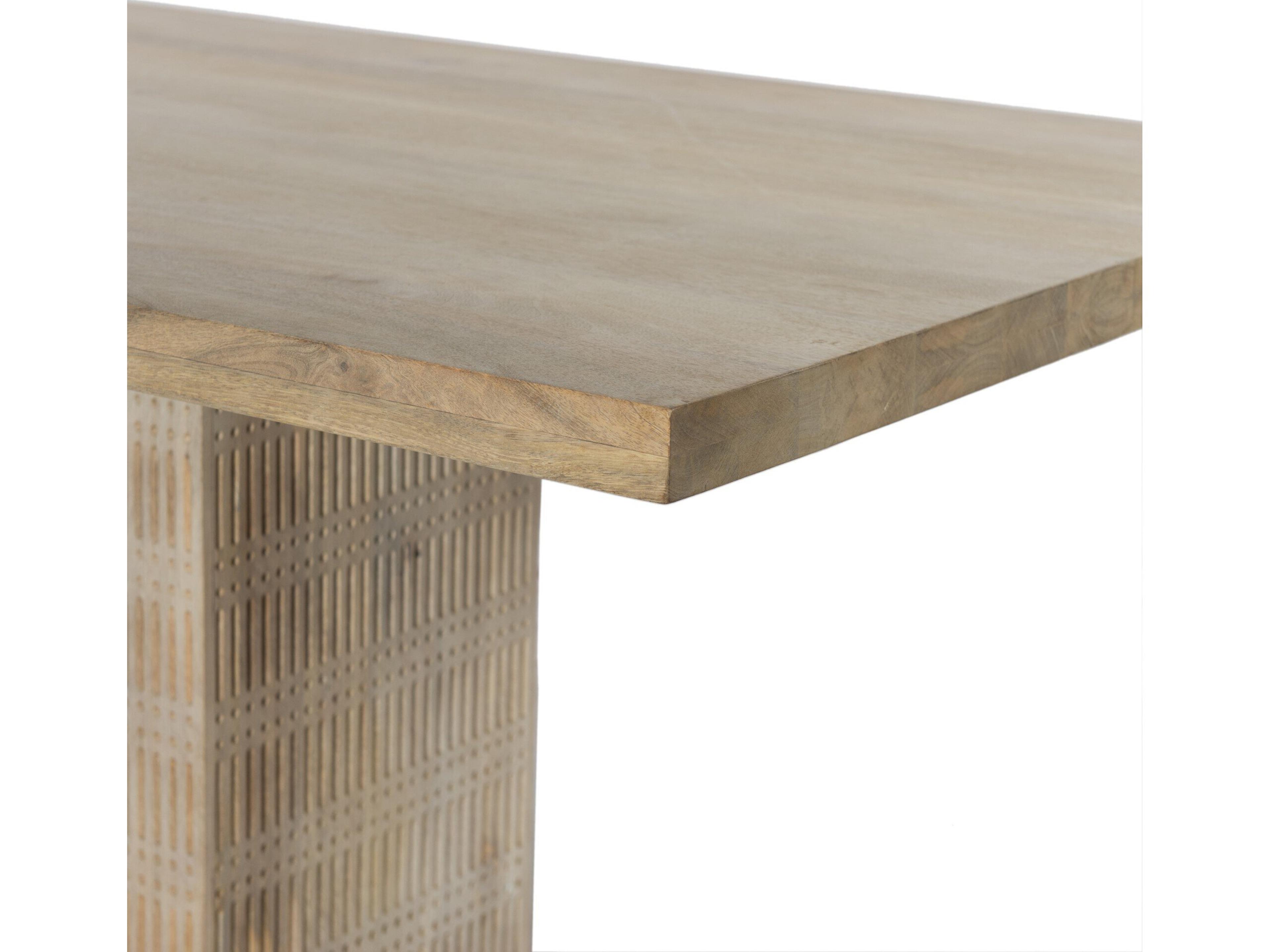 Four Hands Aiden Kelby Light Wash Mango Dining Table