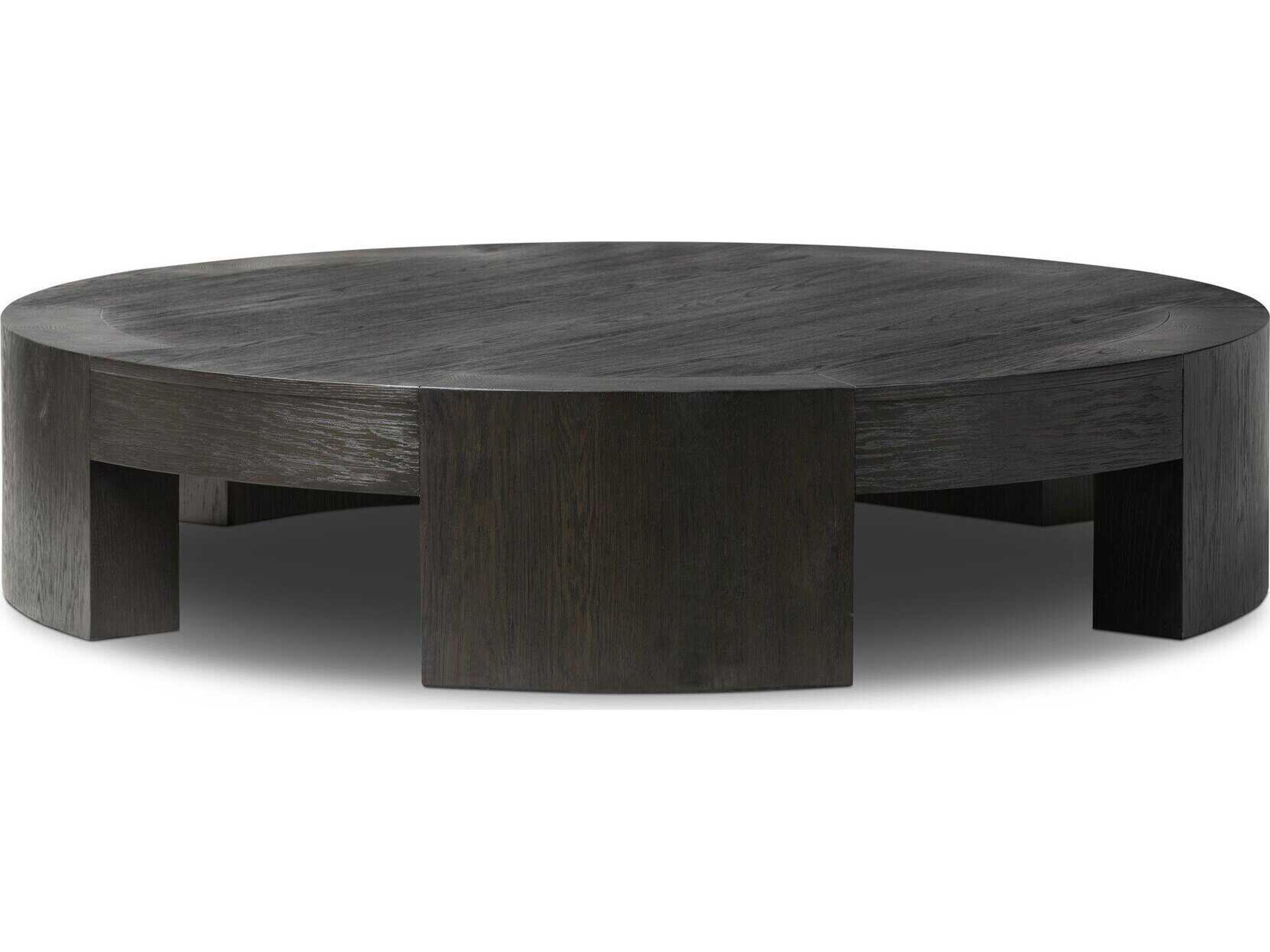 Four Hands Irondale Sheffield Charcoal Oak Veneer Coffee Table