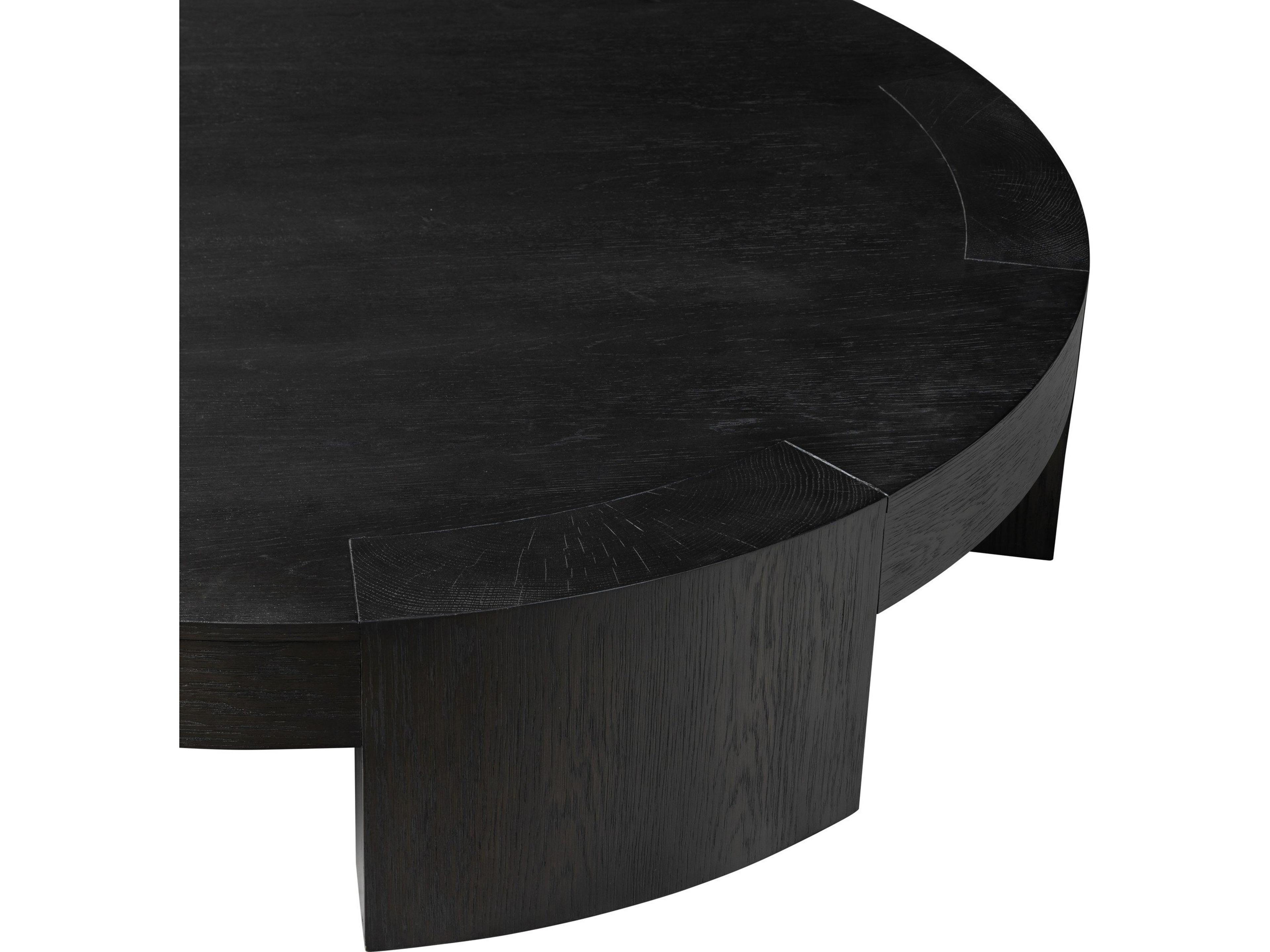 Four Hands Irondale Sheffield Charcoal Oak Veneer Coffee Table