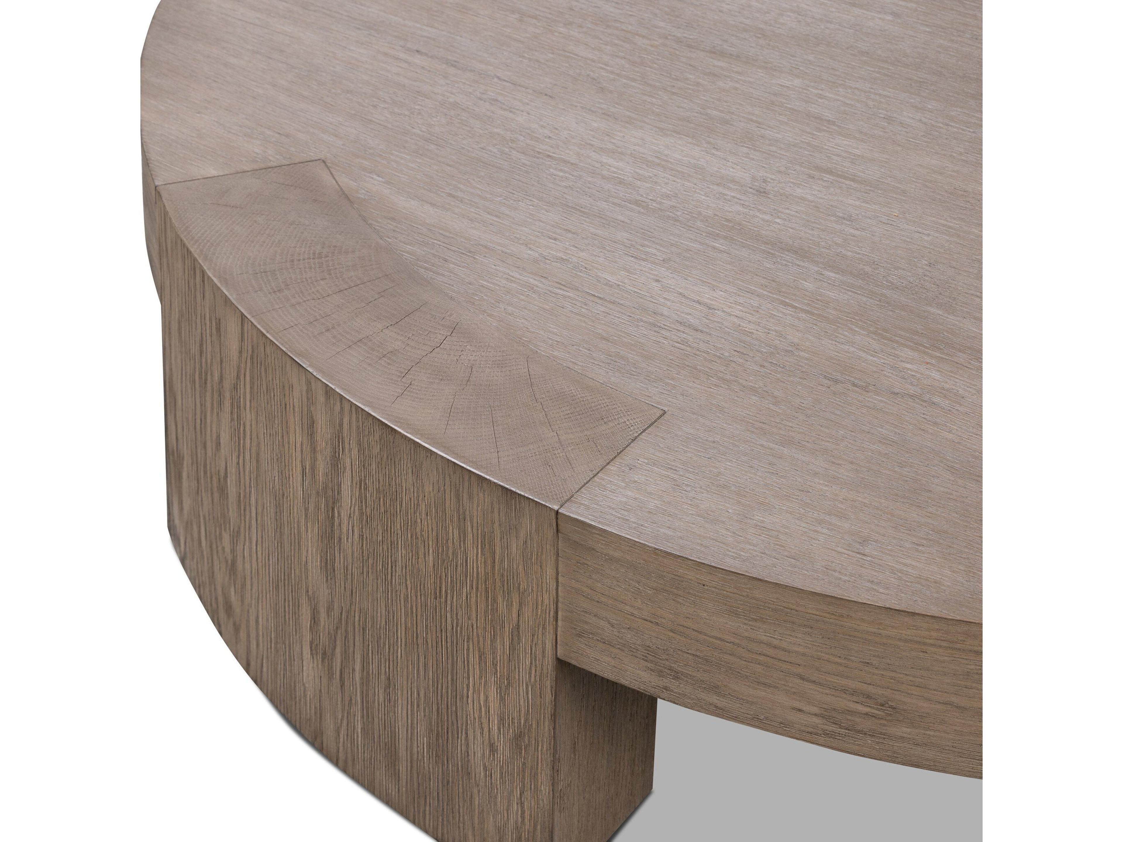 Four Hands Irondale Sheffield Warm Natural Flat Oak Veneer Coffee Table