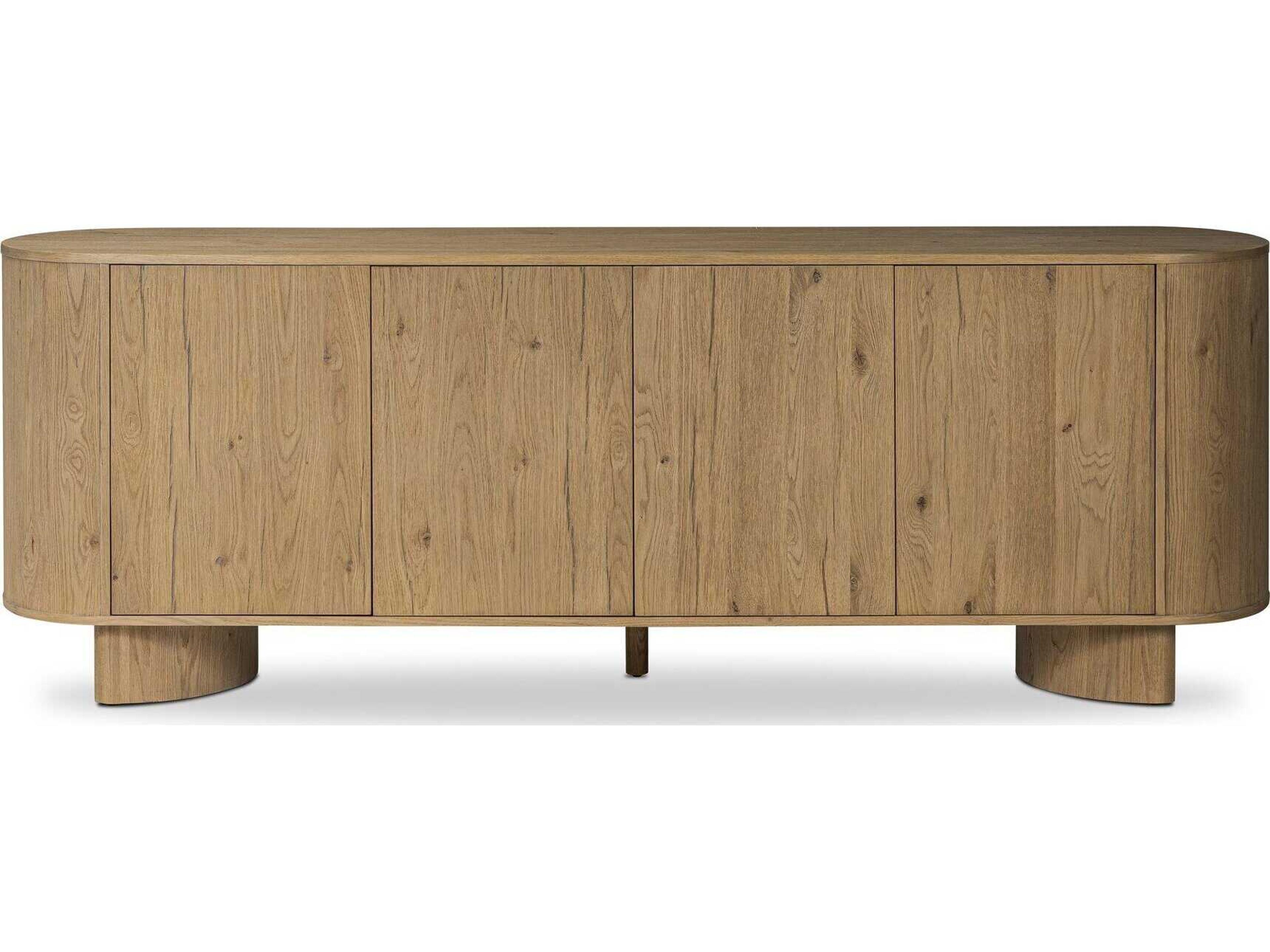 Four Hands Haiden Paden Worn Oak  Wood Sideboard