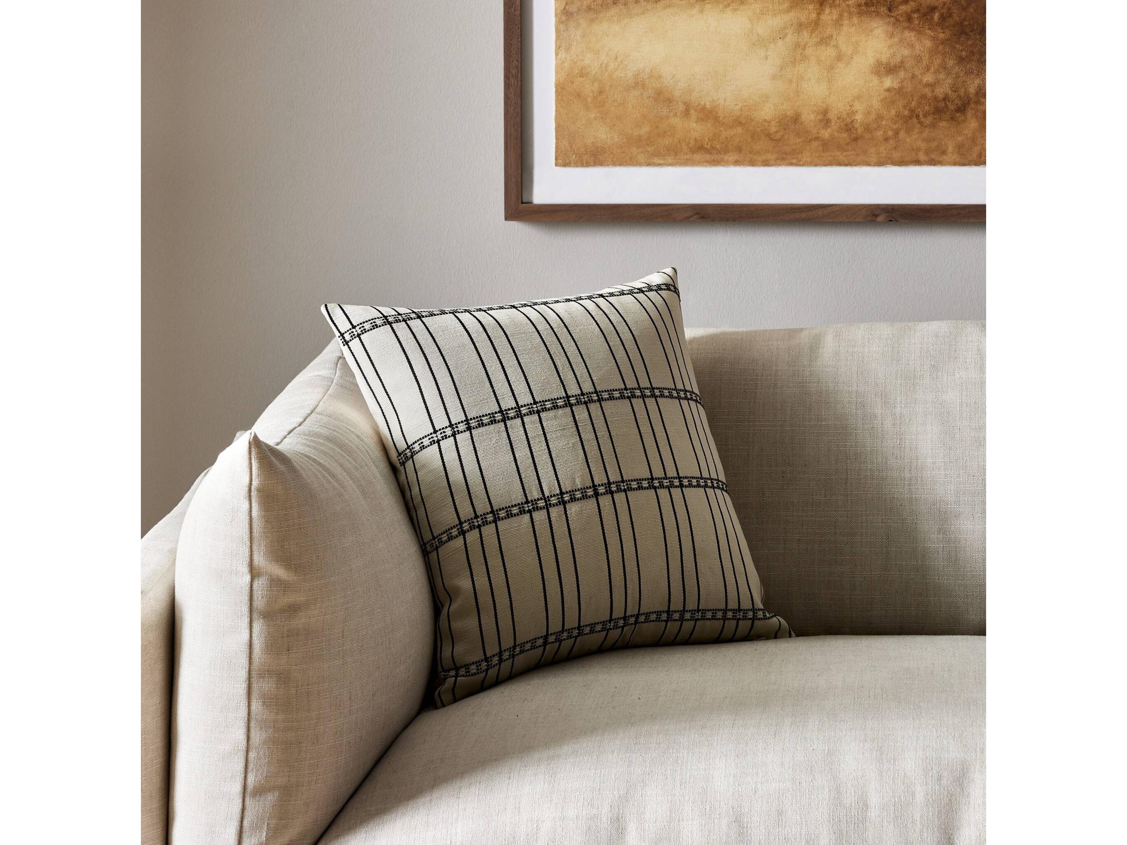 Four Hands Costa Handwoven Ivory Cotton  Chiapas Pillow