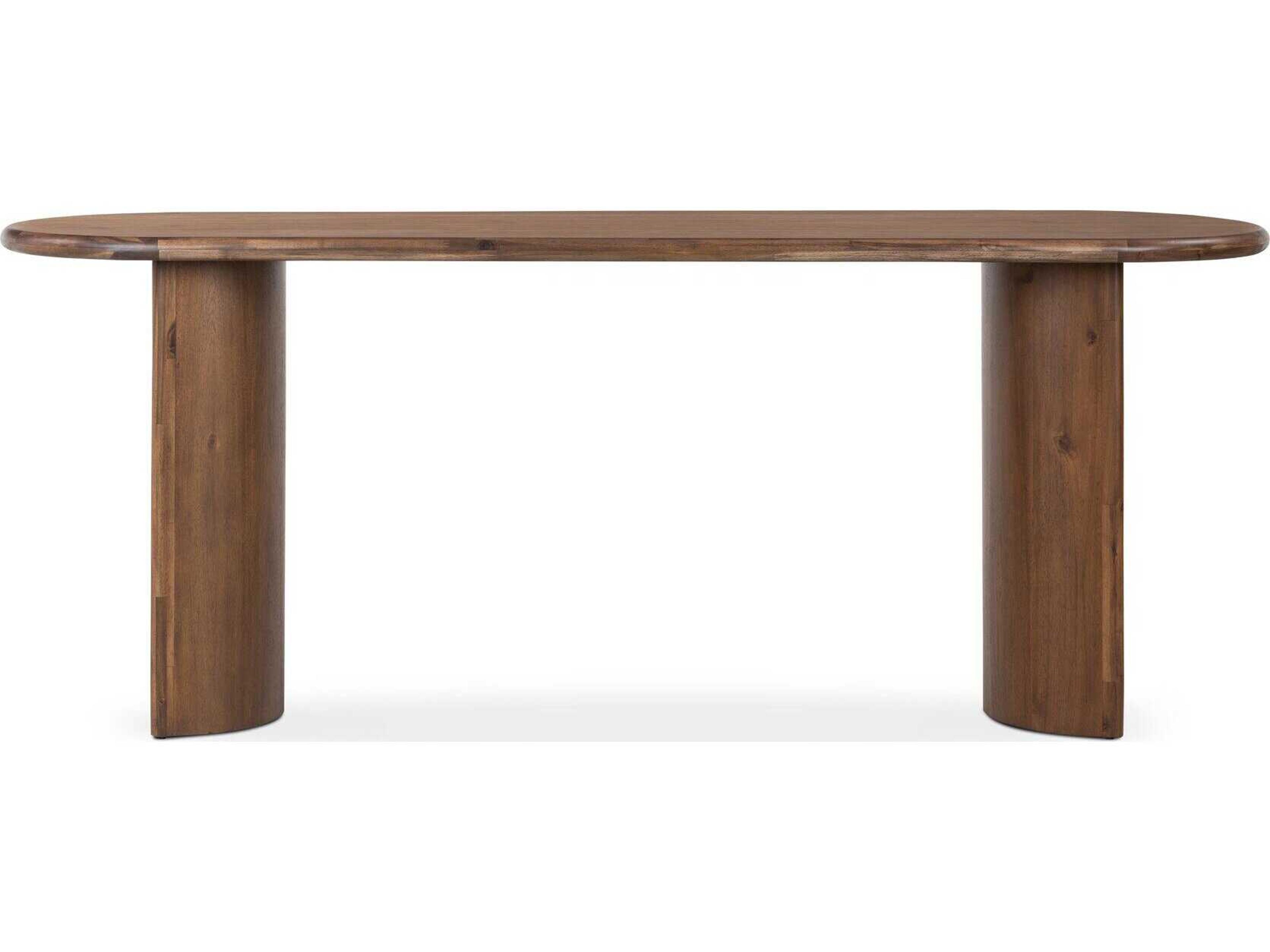 Four Hands Haiden Paden Seasoned Brown Acacia Large Console Table