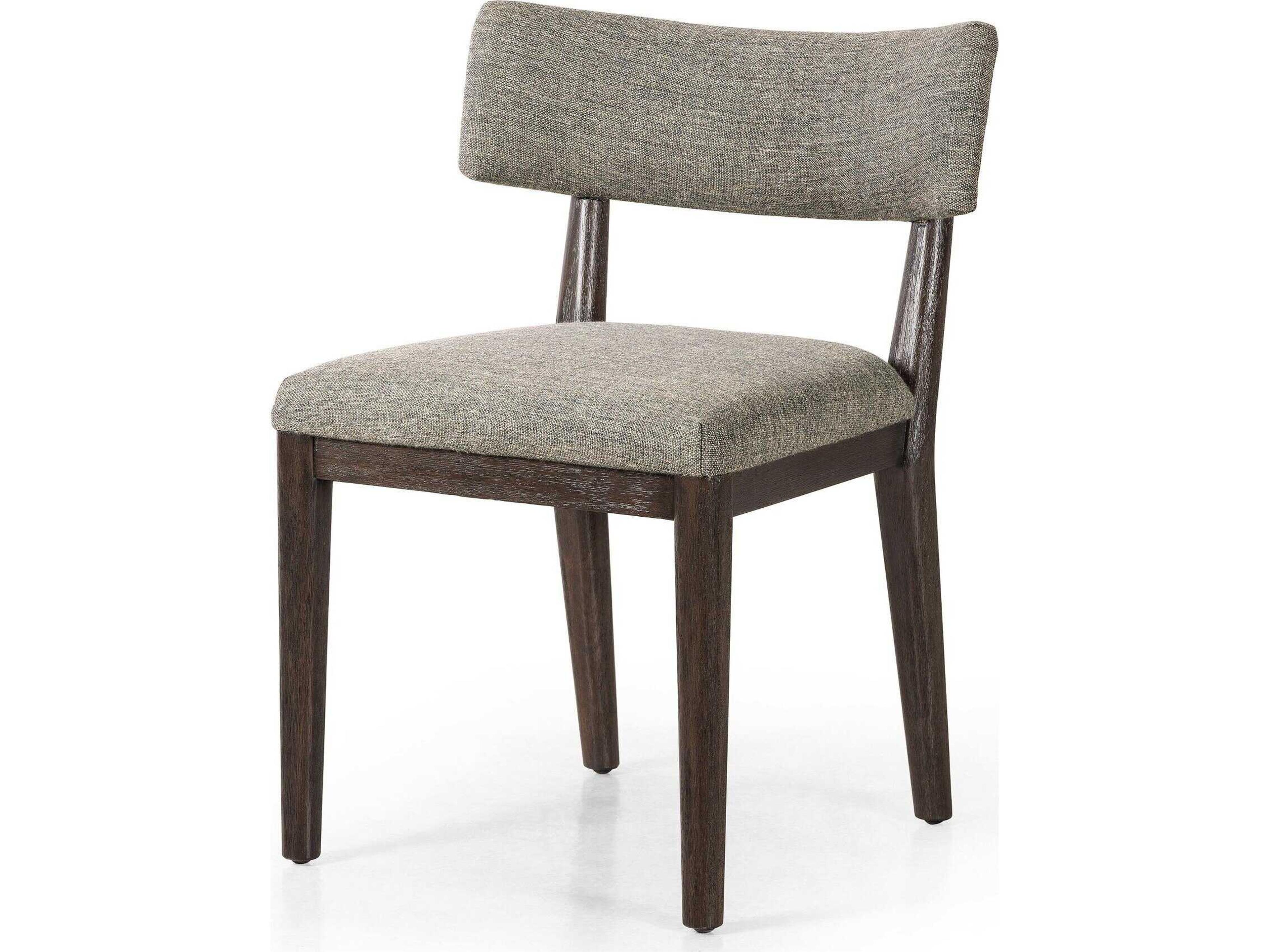 Caswell Cardell Parrawood Gray Upholstered Side Dining Chair