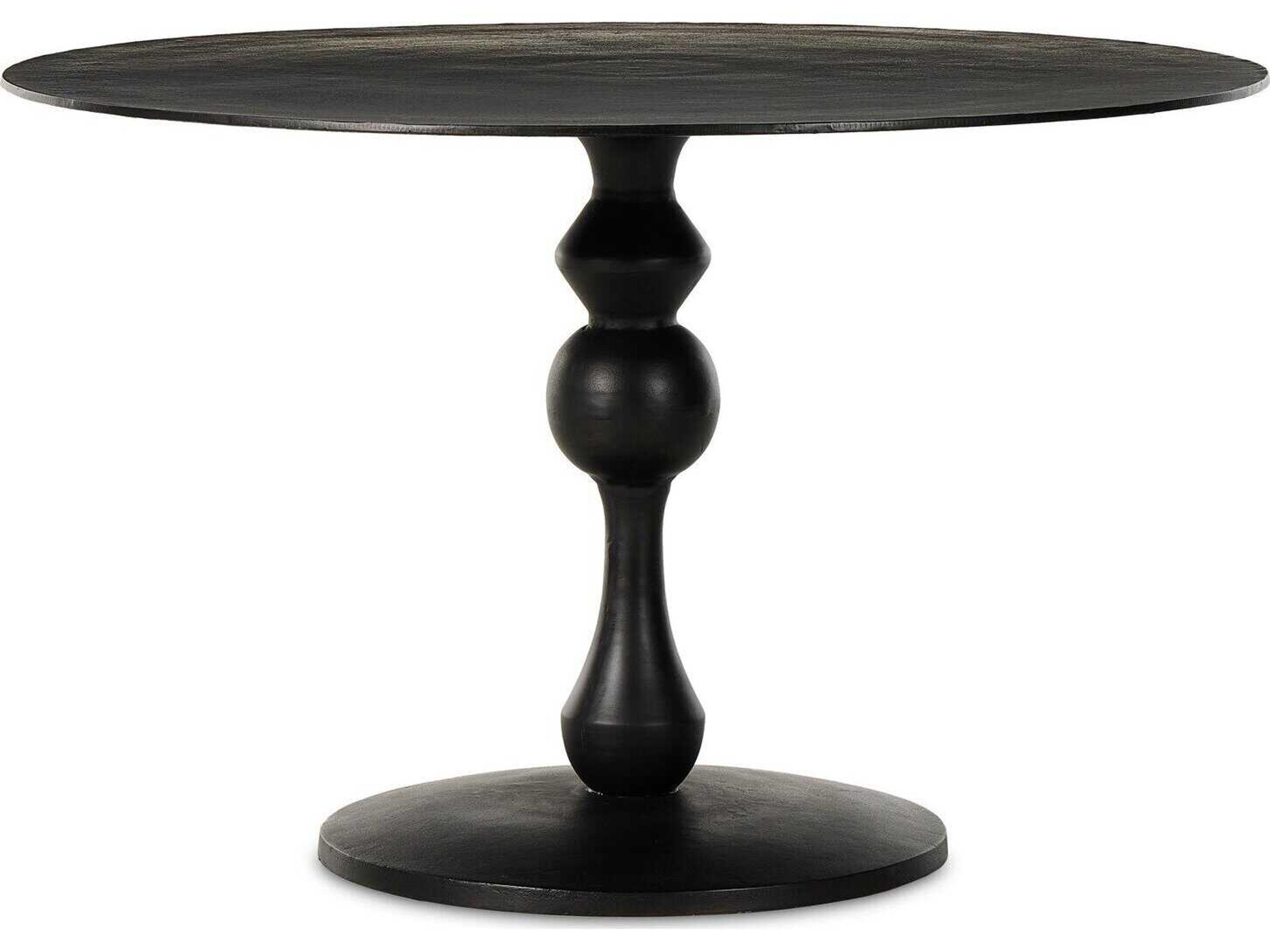 Daffin Round Bistro Table Marlow Black Aluminum