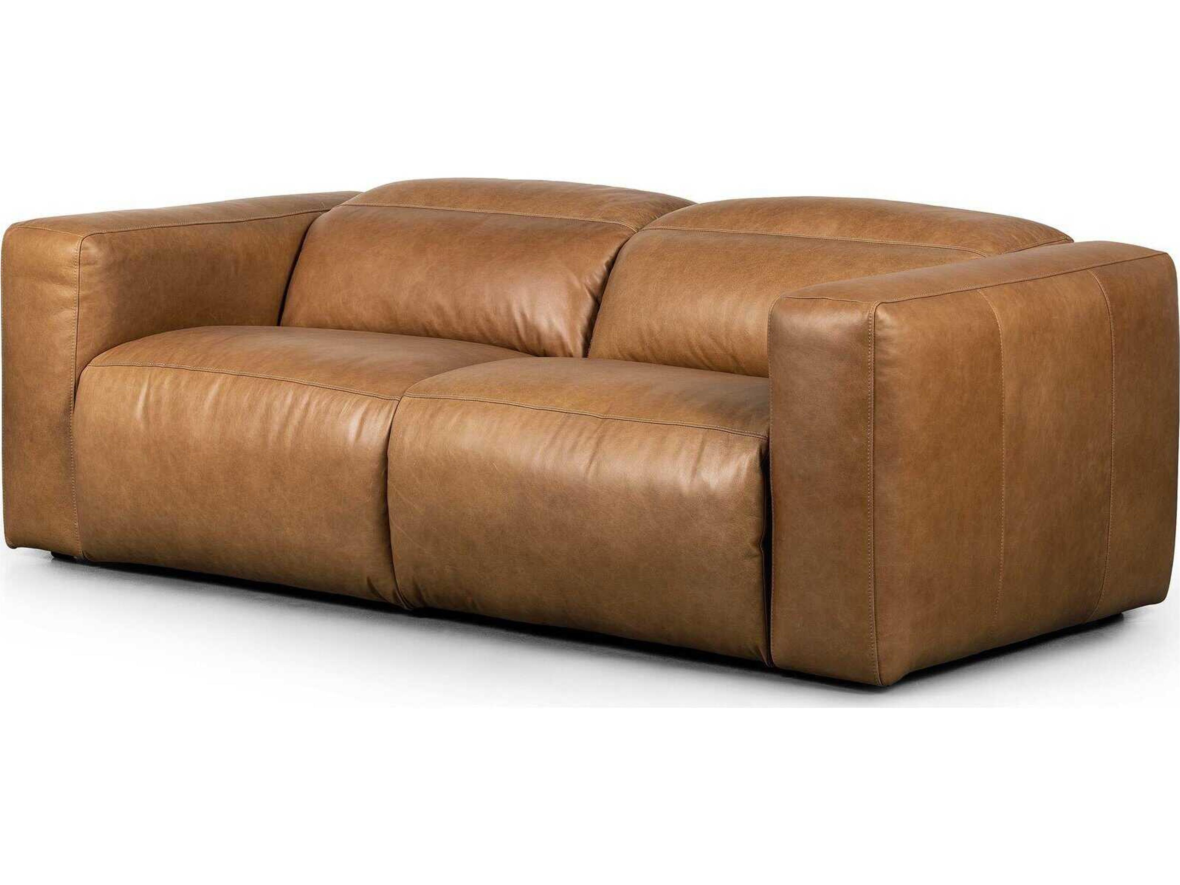 Globetrotter Radley Power Recline Wide Brown Leather Sofa