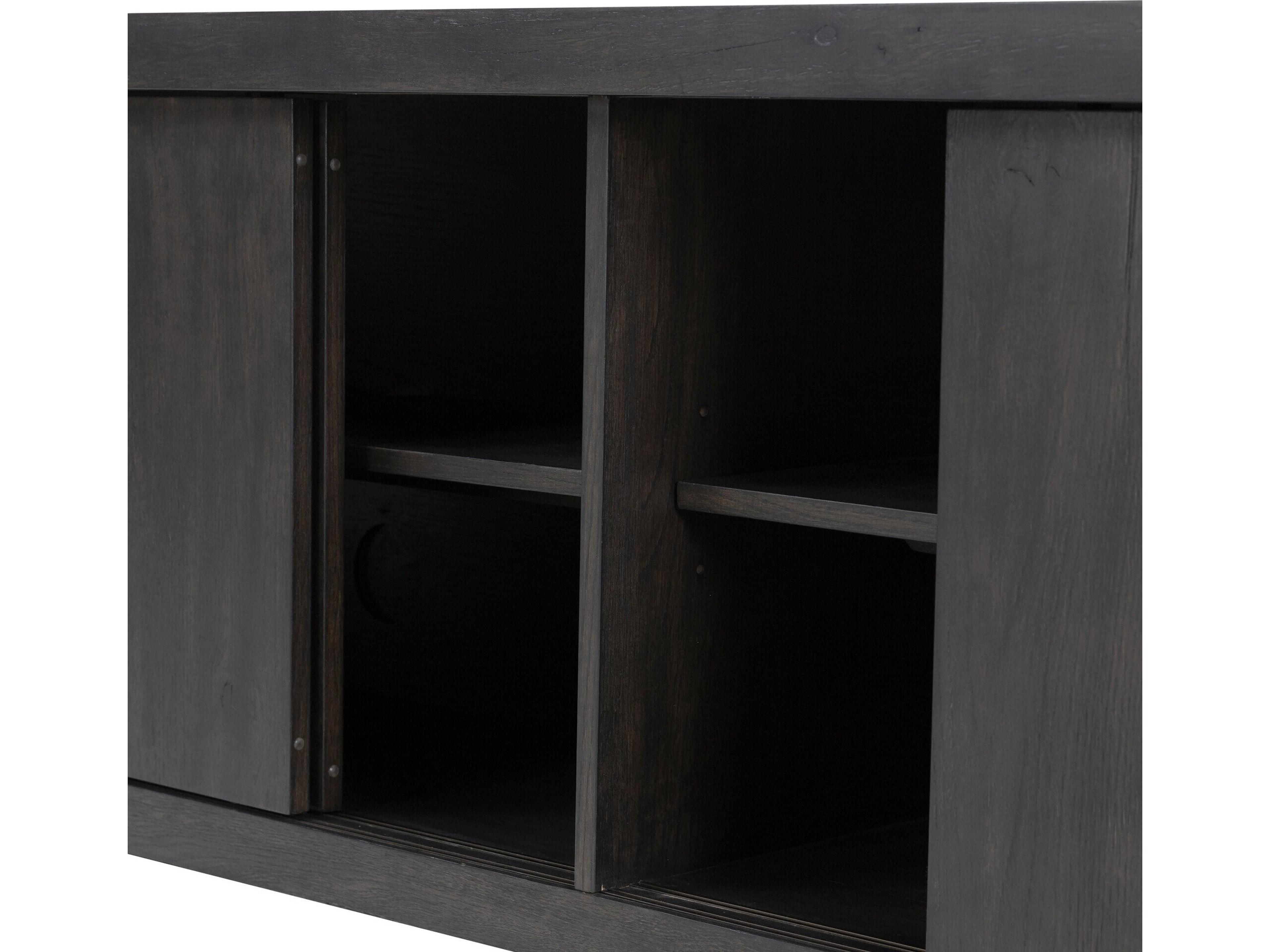 Four Hands Haiden 94" Smoked Black Laredo Media Console